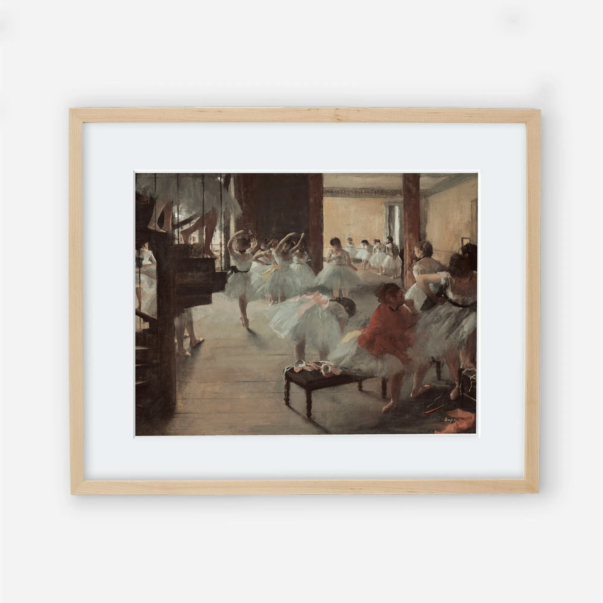 Degas Dance Class Art Print