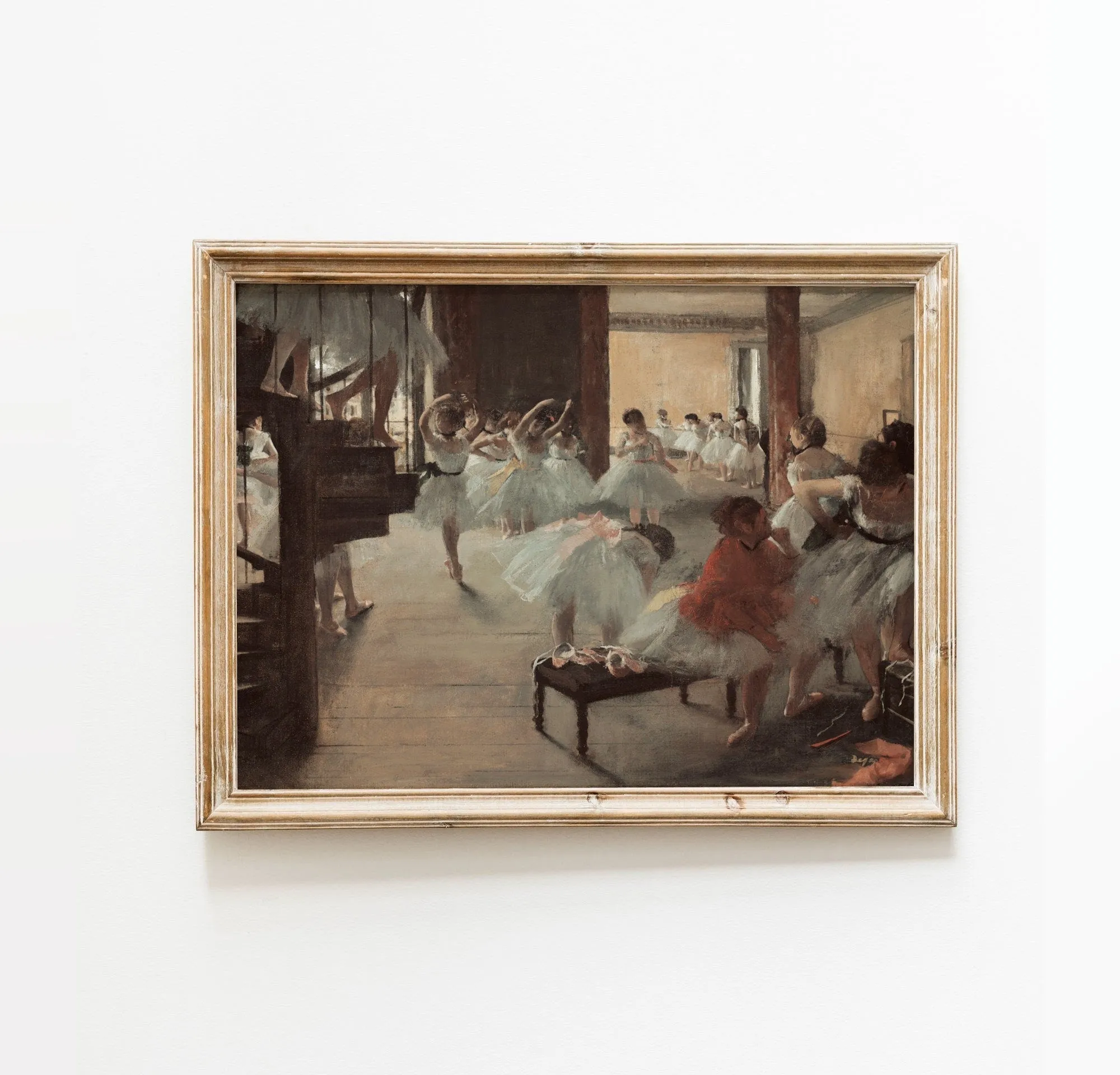 Degas Dance Class Art Print