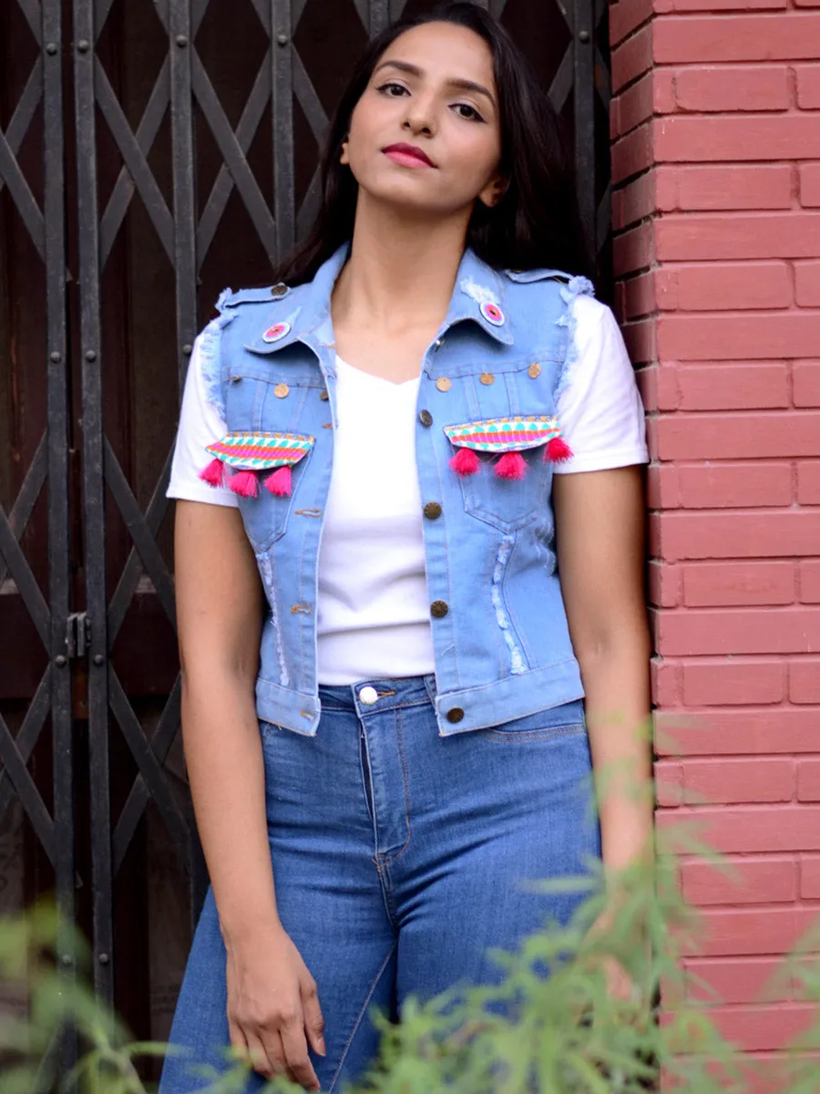 Dekho Magar Pyaar Se Sasswati Denim Jacket