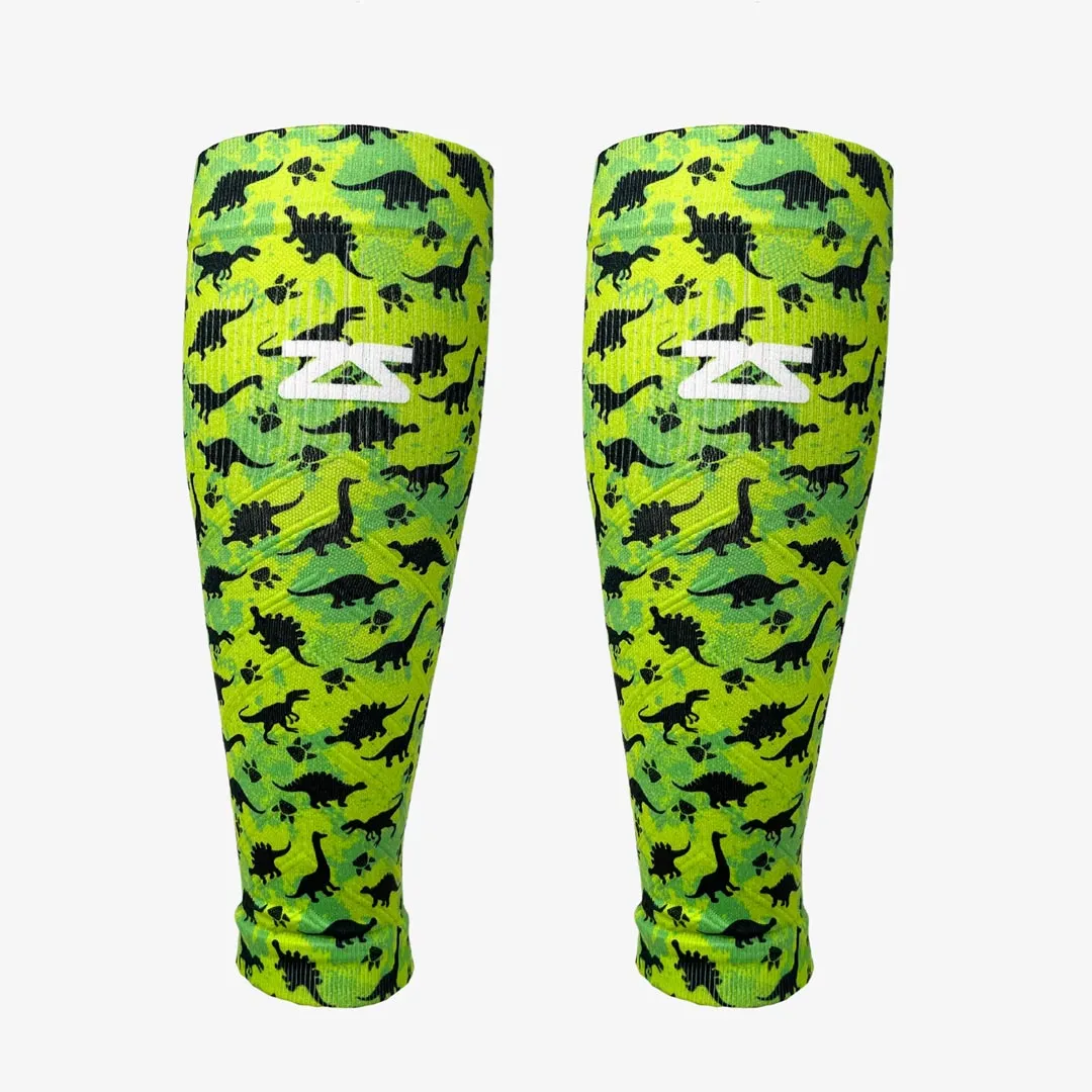 Dino Silhouettes Compression Leg Sleeves