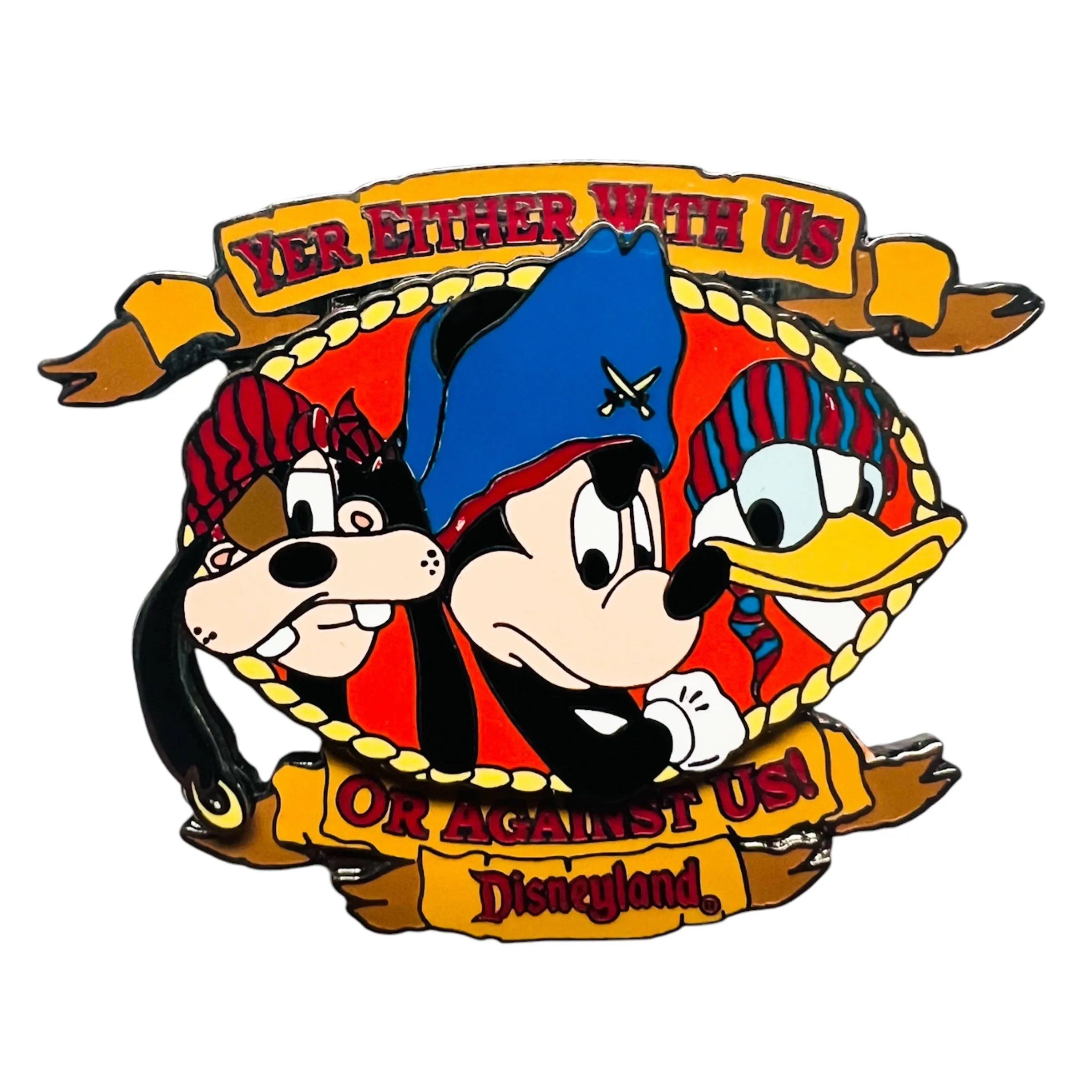 Disney DL Yer Either With Us Or Against Us Pirates FAB 3 Pin