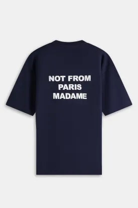 Drôle de Monsieur Slogan Tee - Navy