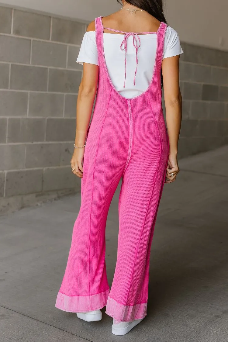 Elara Jumpsuit - Fuchsia