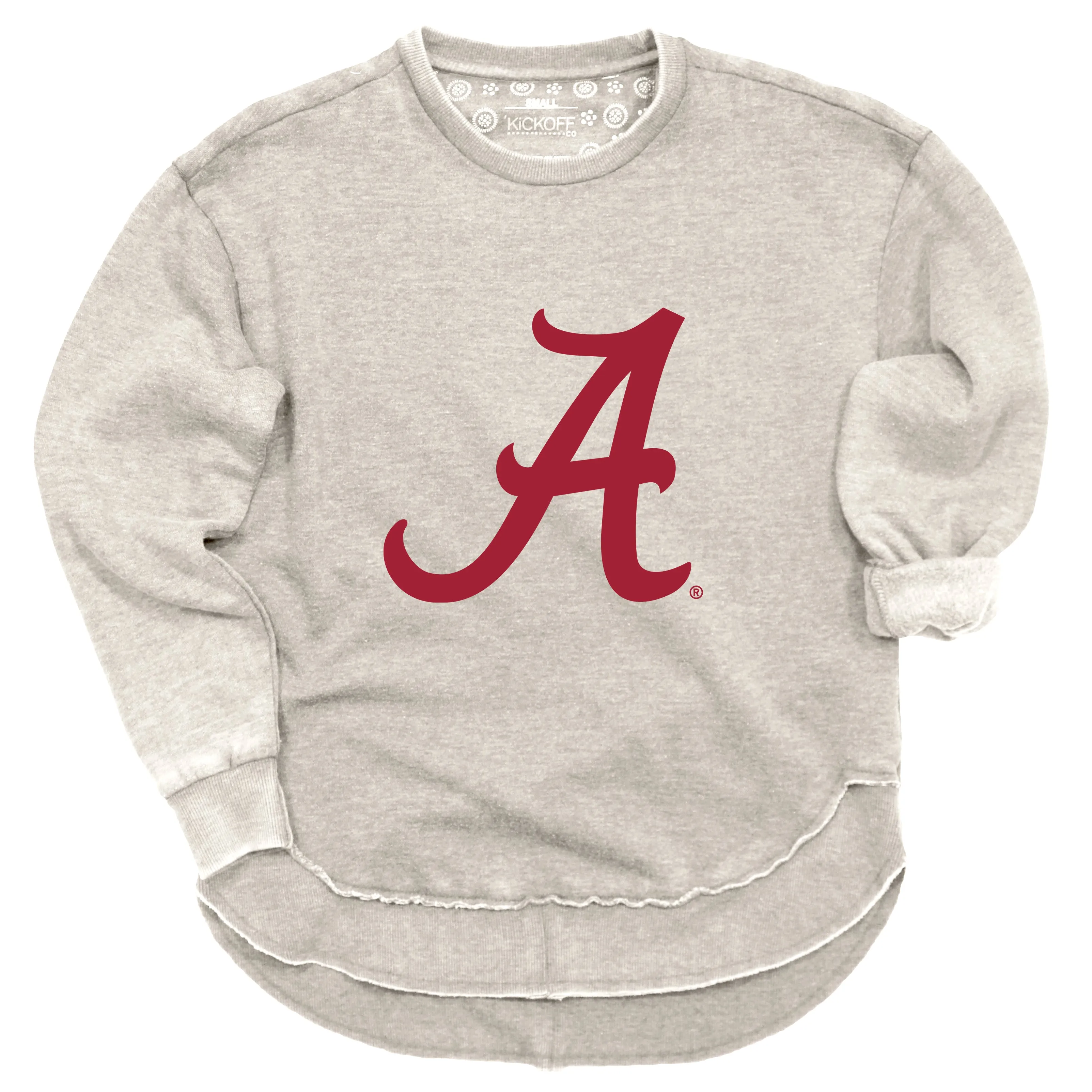 Endzone Poncho Fleece Crew in University of Alabama