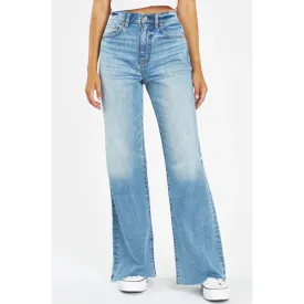 Far Out Wide Leg Jeans - Fools Gold