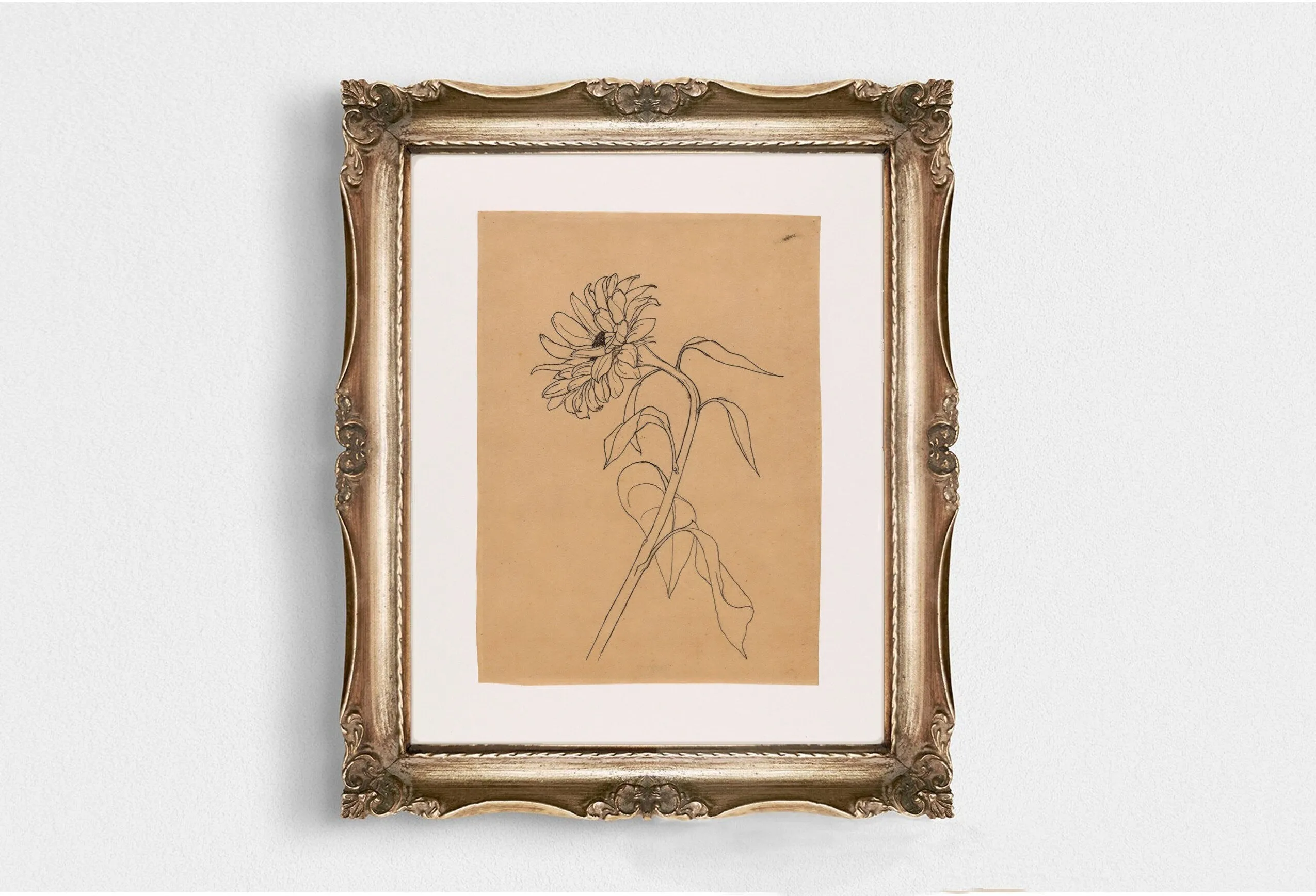 Flowers Vintage Wall Art Print