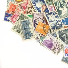 France Vintage Stamps Set