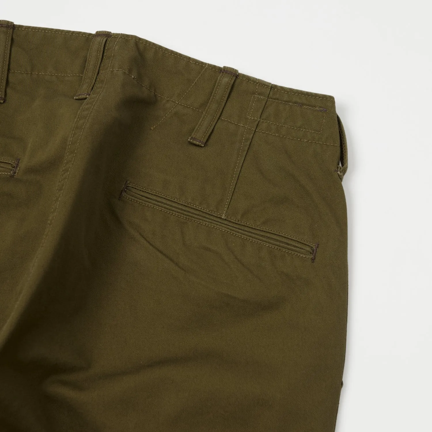 Freewheelers 2222017 'M-1942' Trouser - Olive