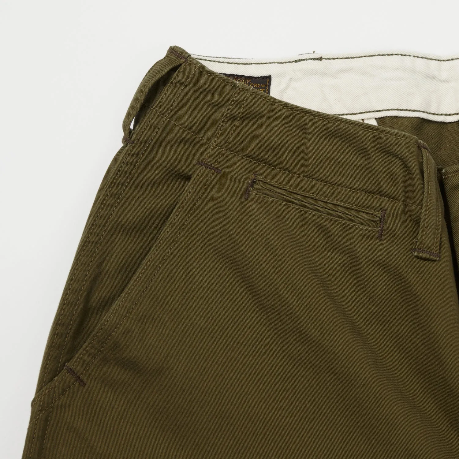 Freewheelers 2222017 'M-1942' Trouser - Olive