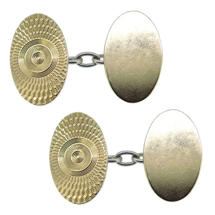 Gold & Silver Cufflinks