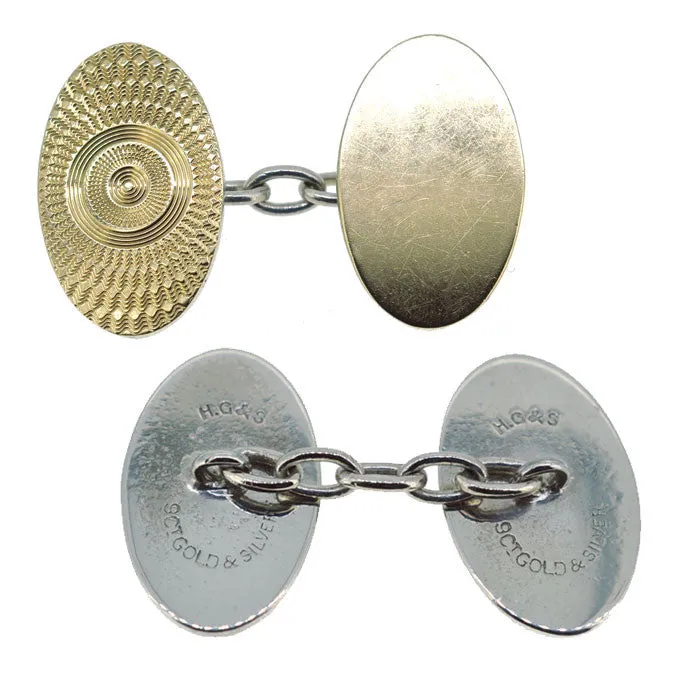 Gold & Silver Cufflinks