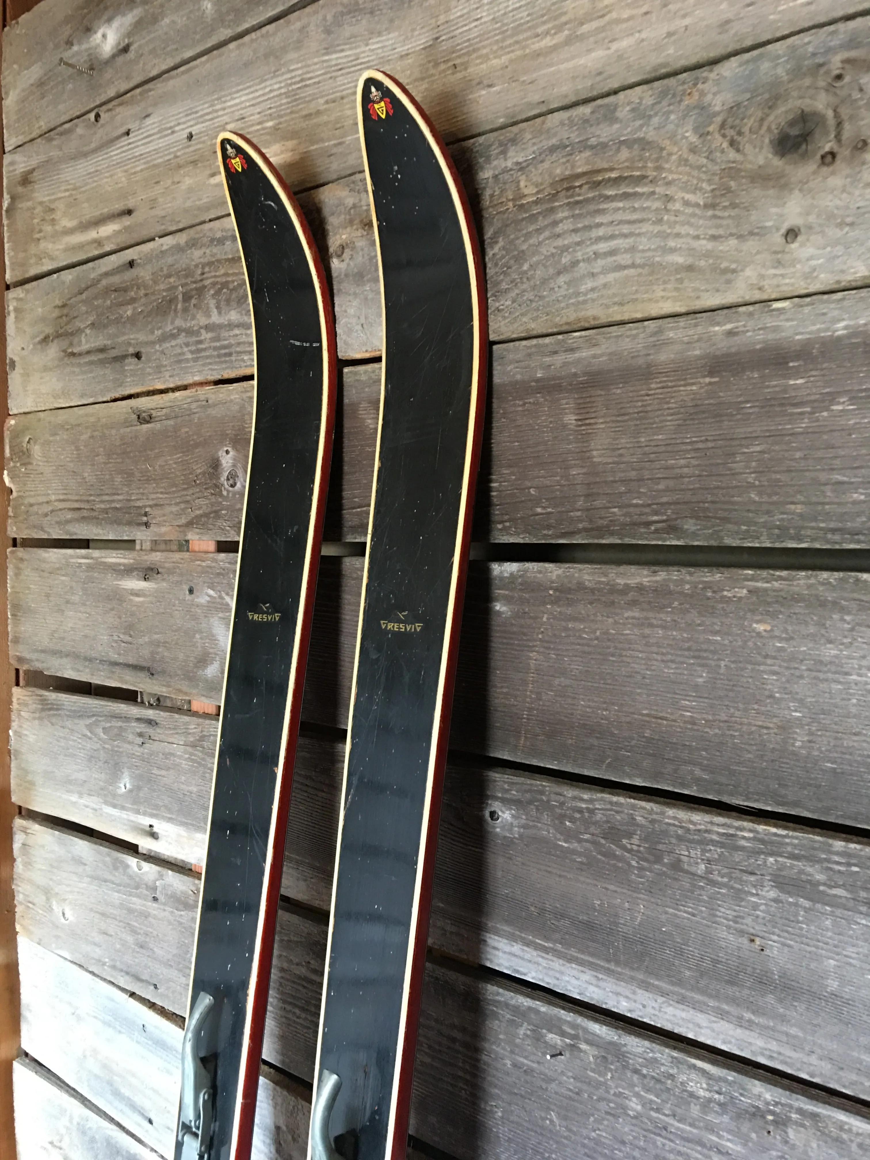 Gresvig 1940s Downhill Skis