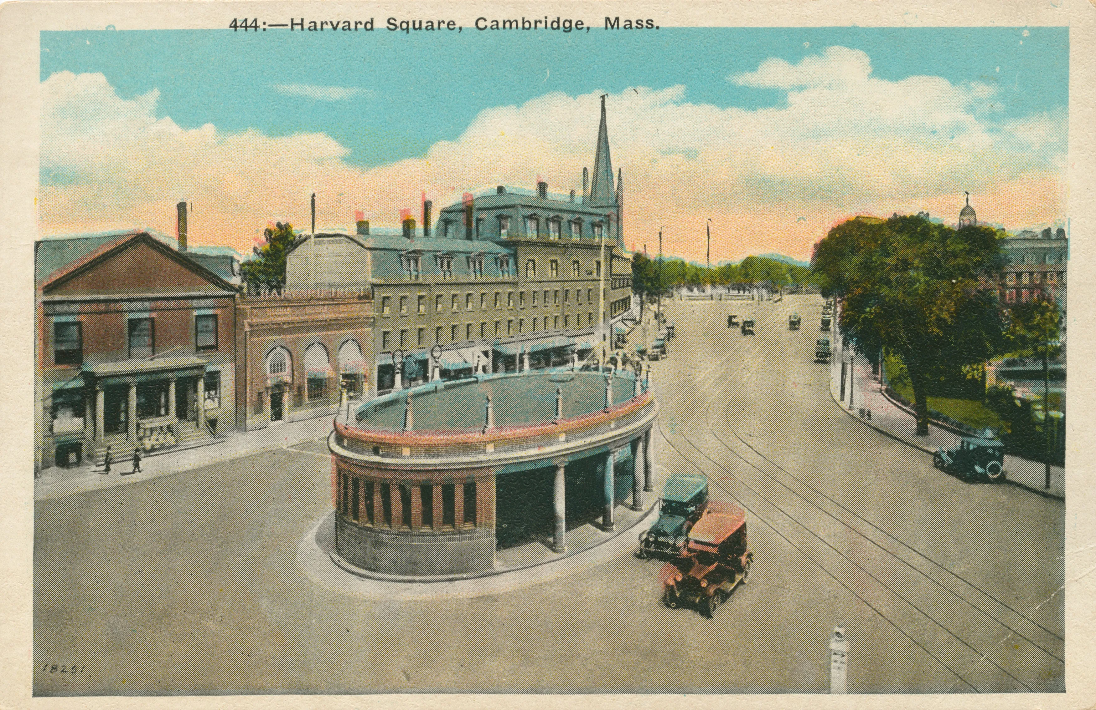 Harvard Square Subway Entrance