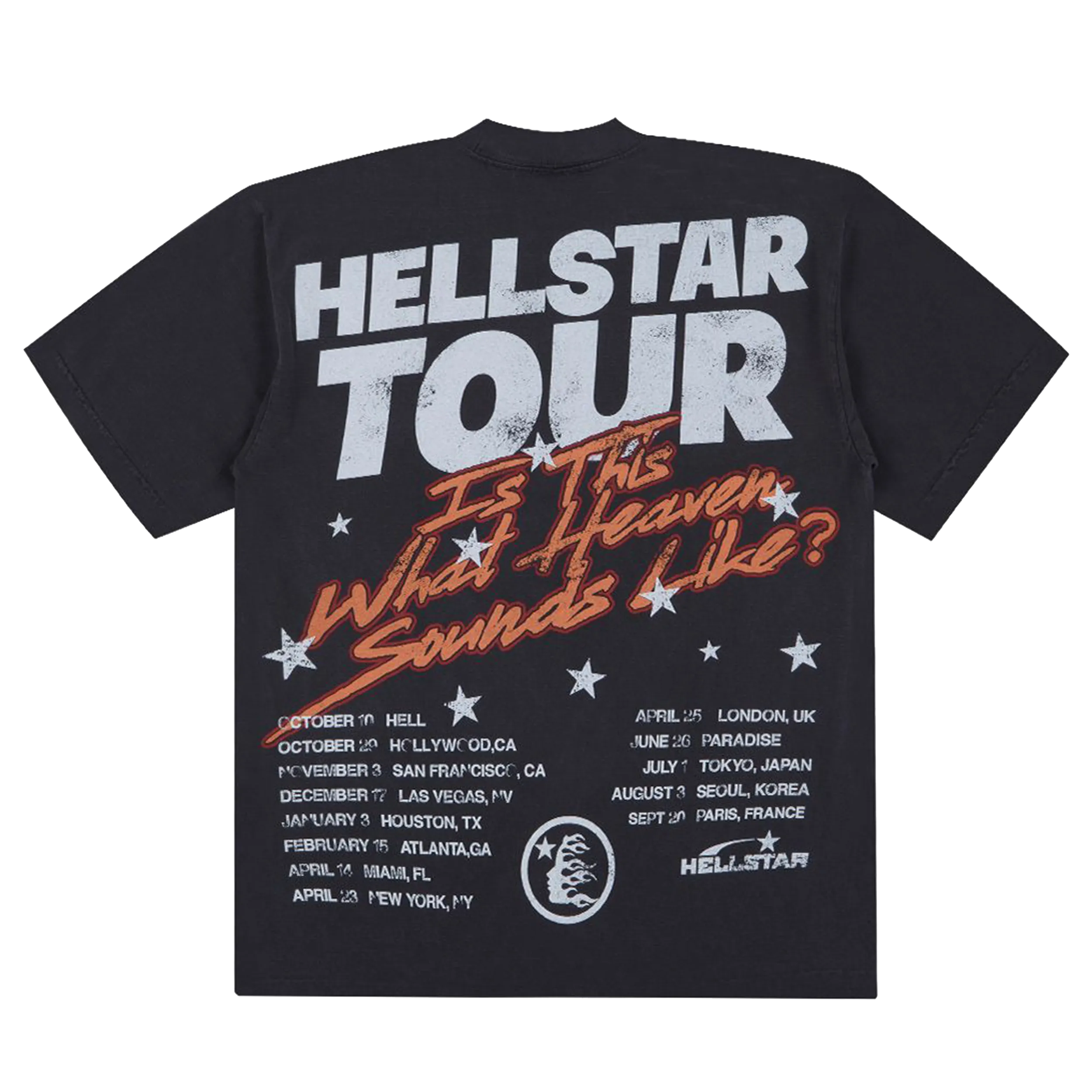 Hellstar Biker Tour Tee Vintage Black