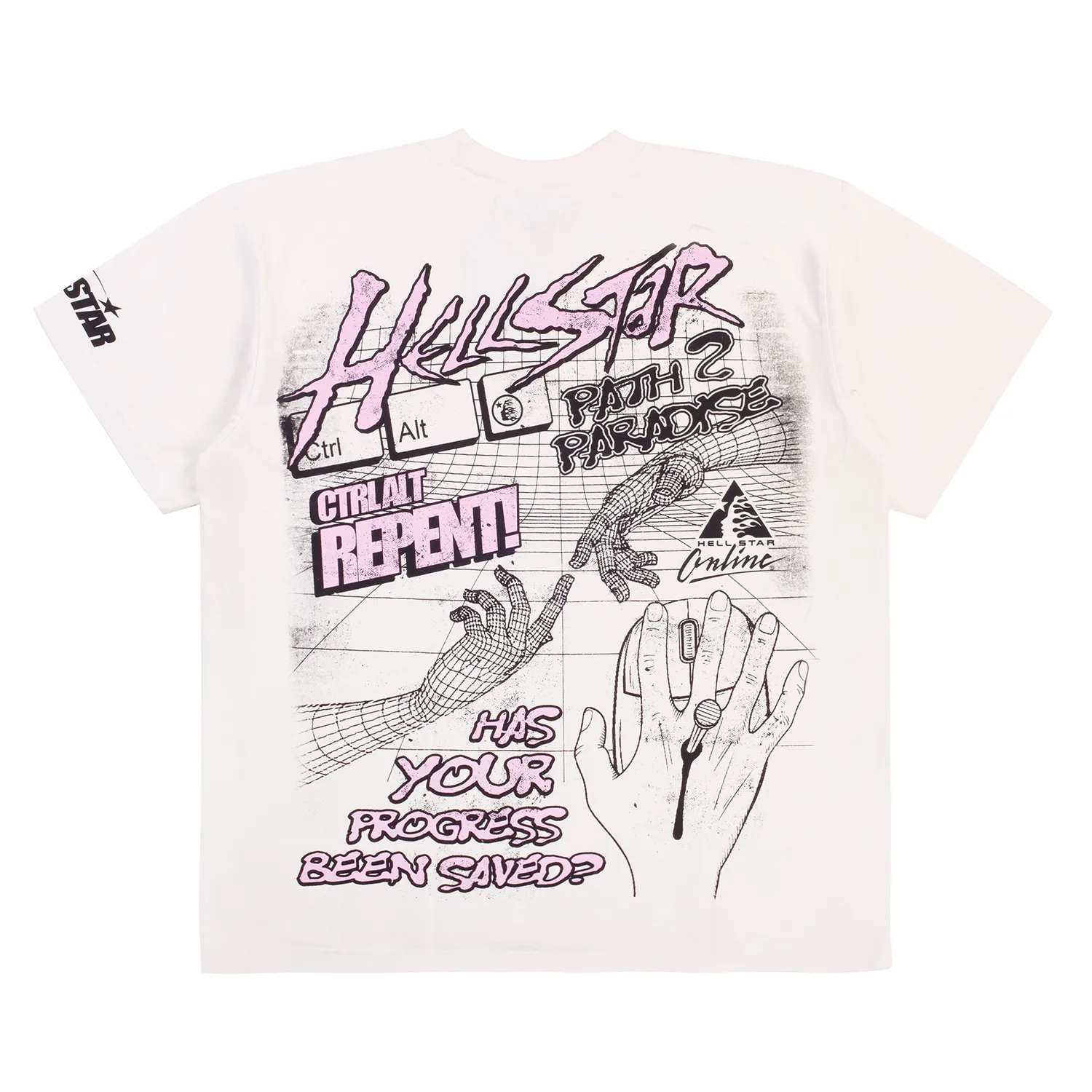 Hellstar Online Tee Off White