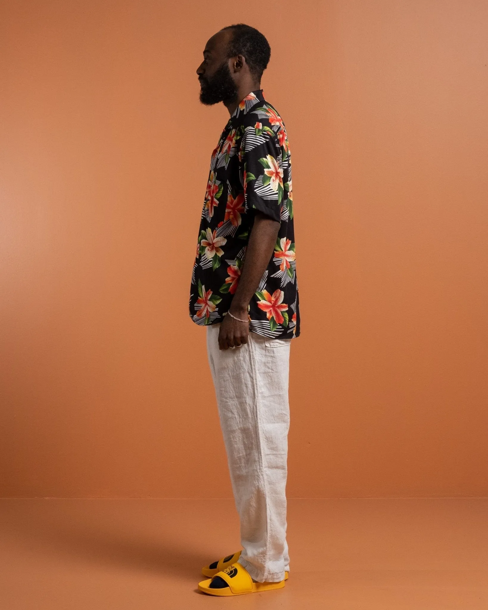 Hibiscus Rayon Camp Shirt