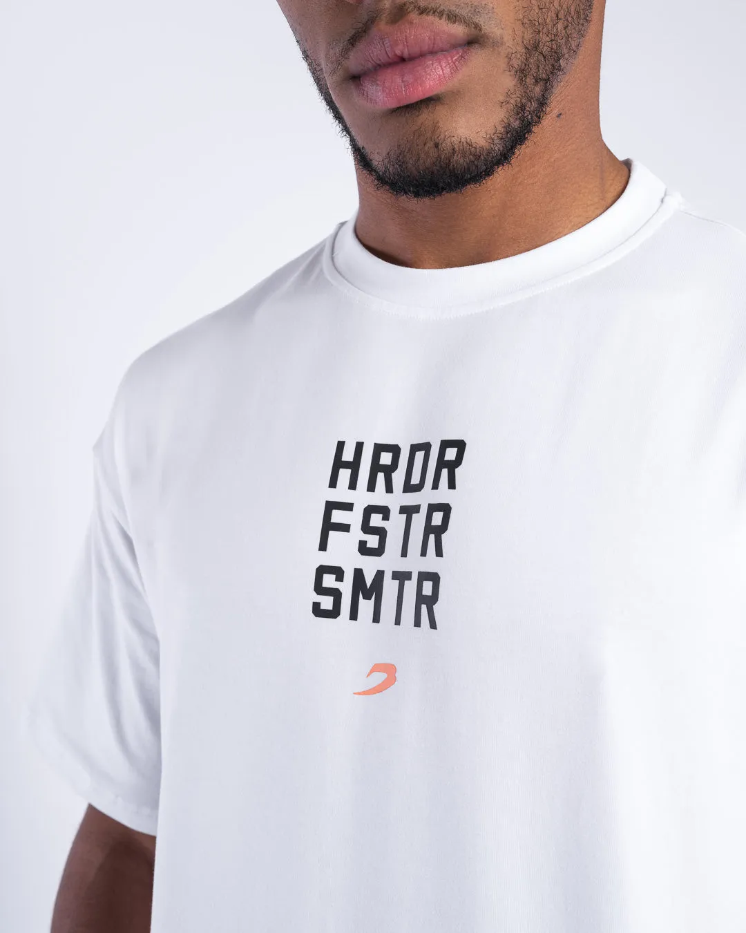 HRDR FSTR SMTR Oversized T-Shirt - White