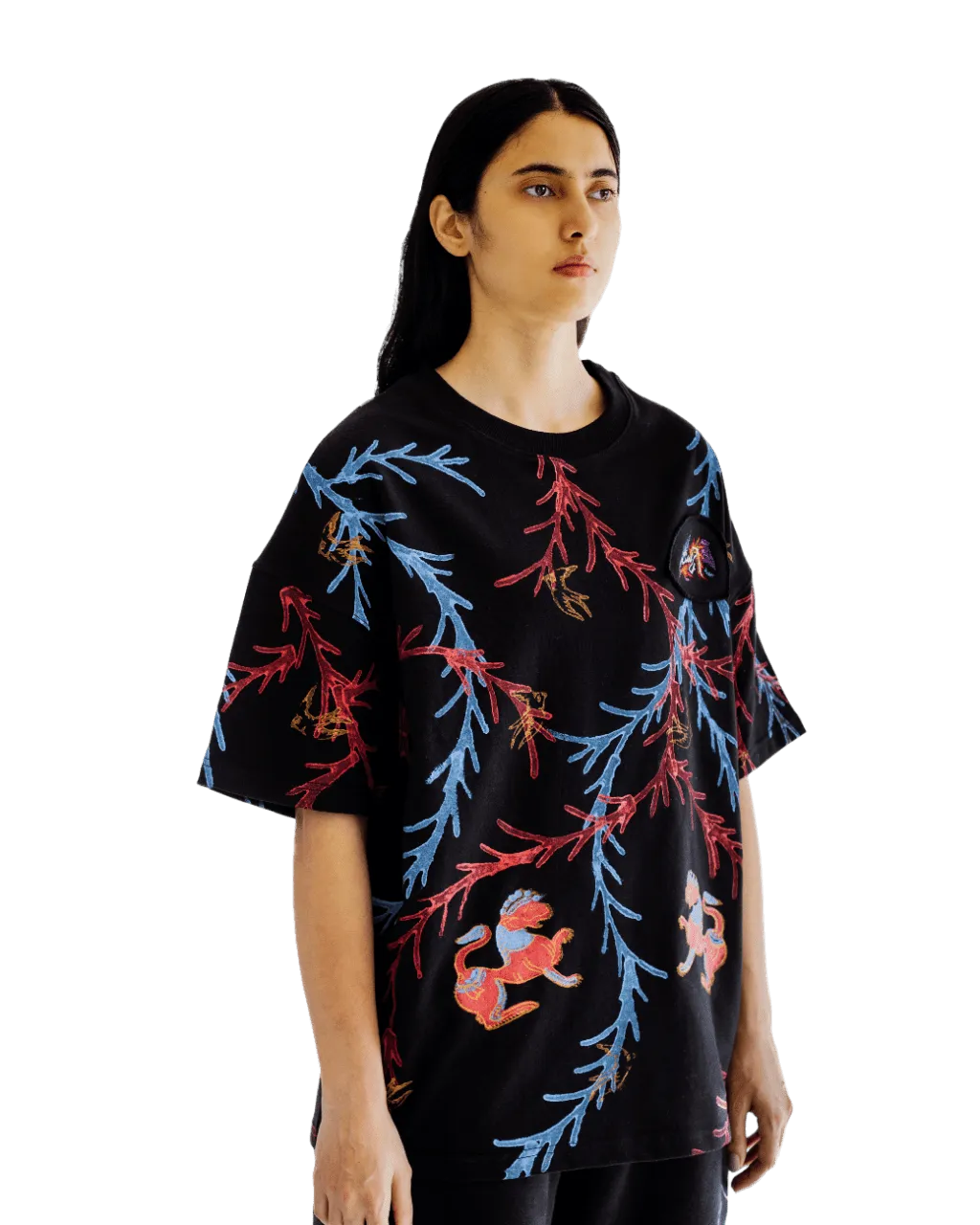 KALAMKAAR HAND BLOCK PRINT T SHIRT