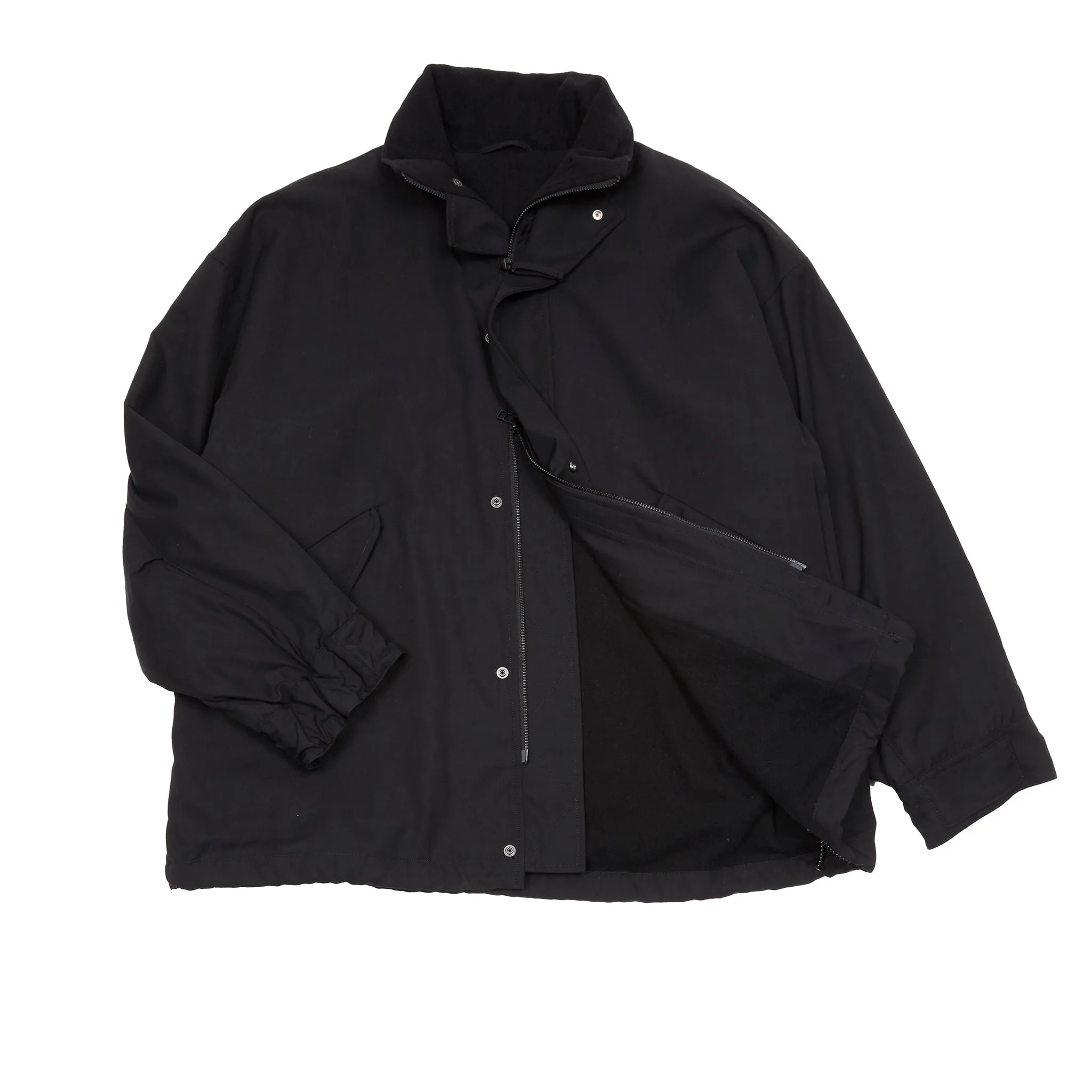 Kaptain Sunshine Short Military Jacket in Black