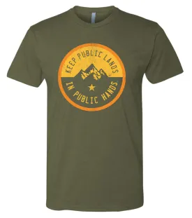 Keep Public Lands in Public Hands Shirt-Olive