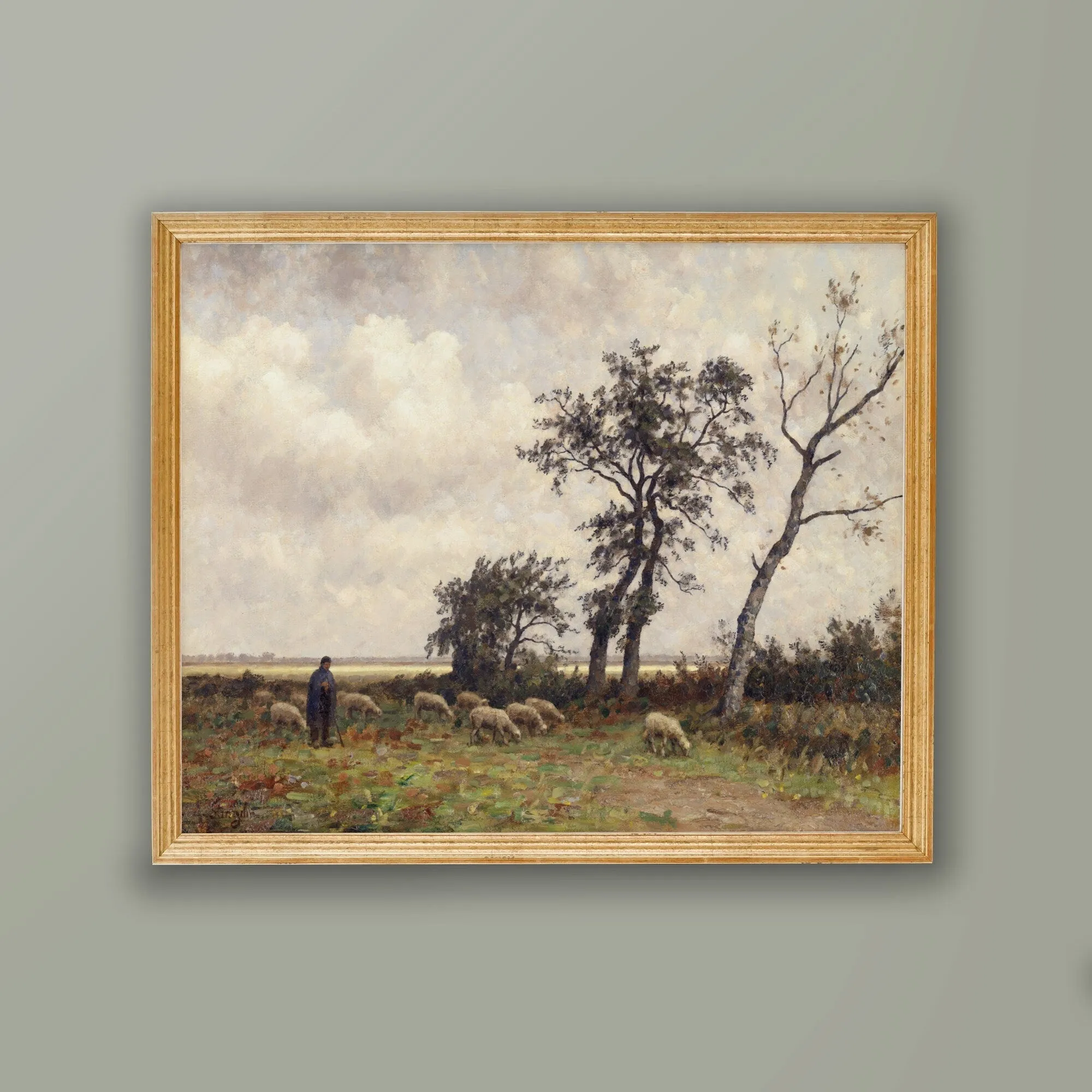 Landscape in Drenthe Wall Art