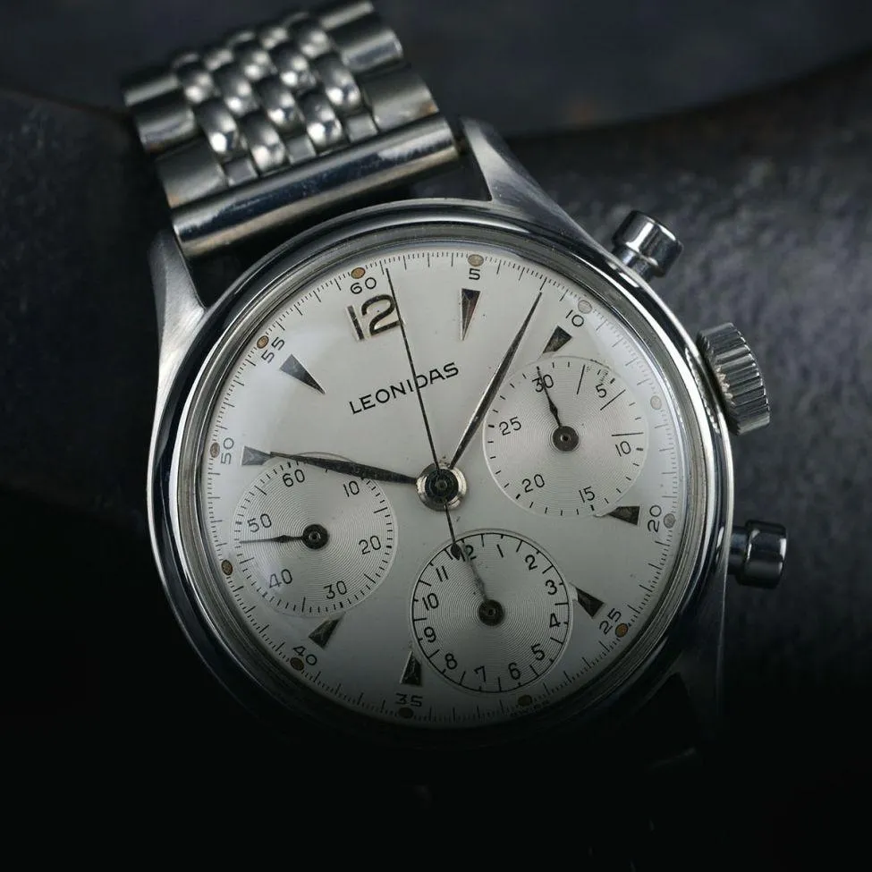 LEONIDAS VINTAGE VALJOUX 72 CHRONOGRAPH REF.754 PRE-HEUER CARRERA