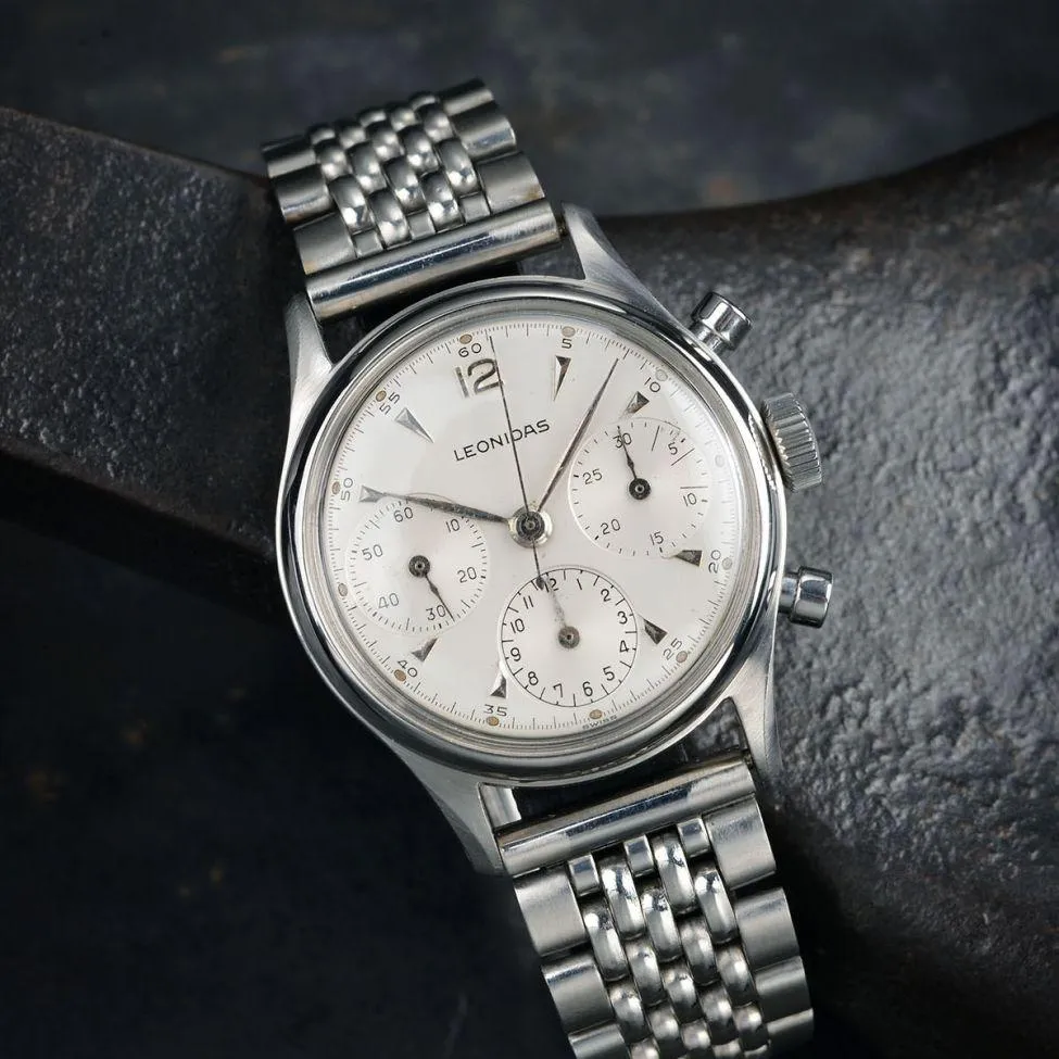 LEONIDAS VINTAGE VALJOUX 72 CHRONOGRAPH REF.754 PRE-HEUER CARRERA