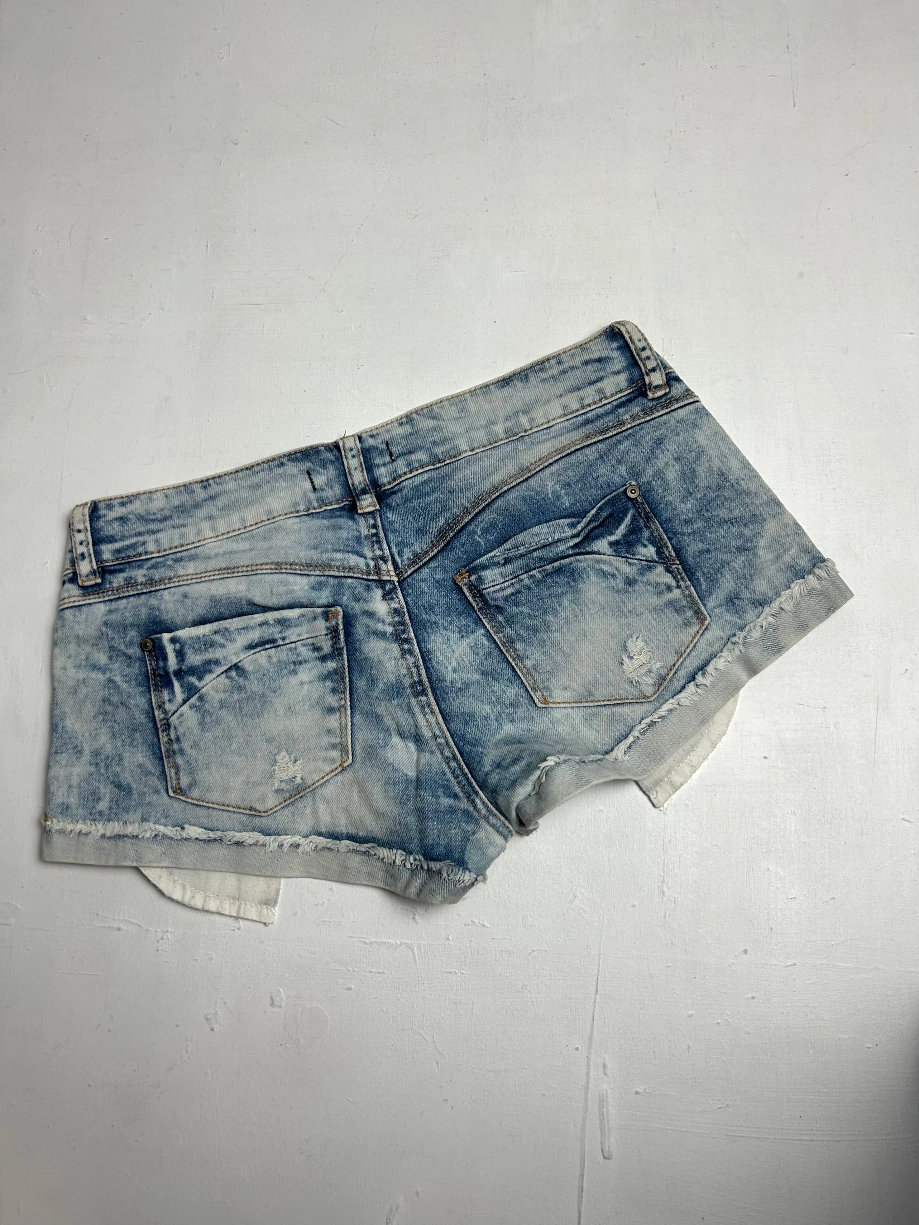 Light blue denim mini / micro short y2k vintage (S)