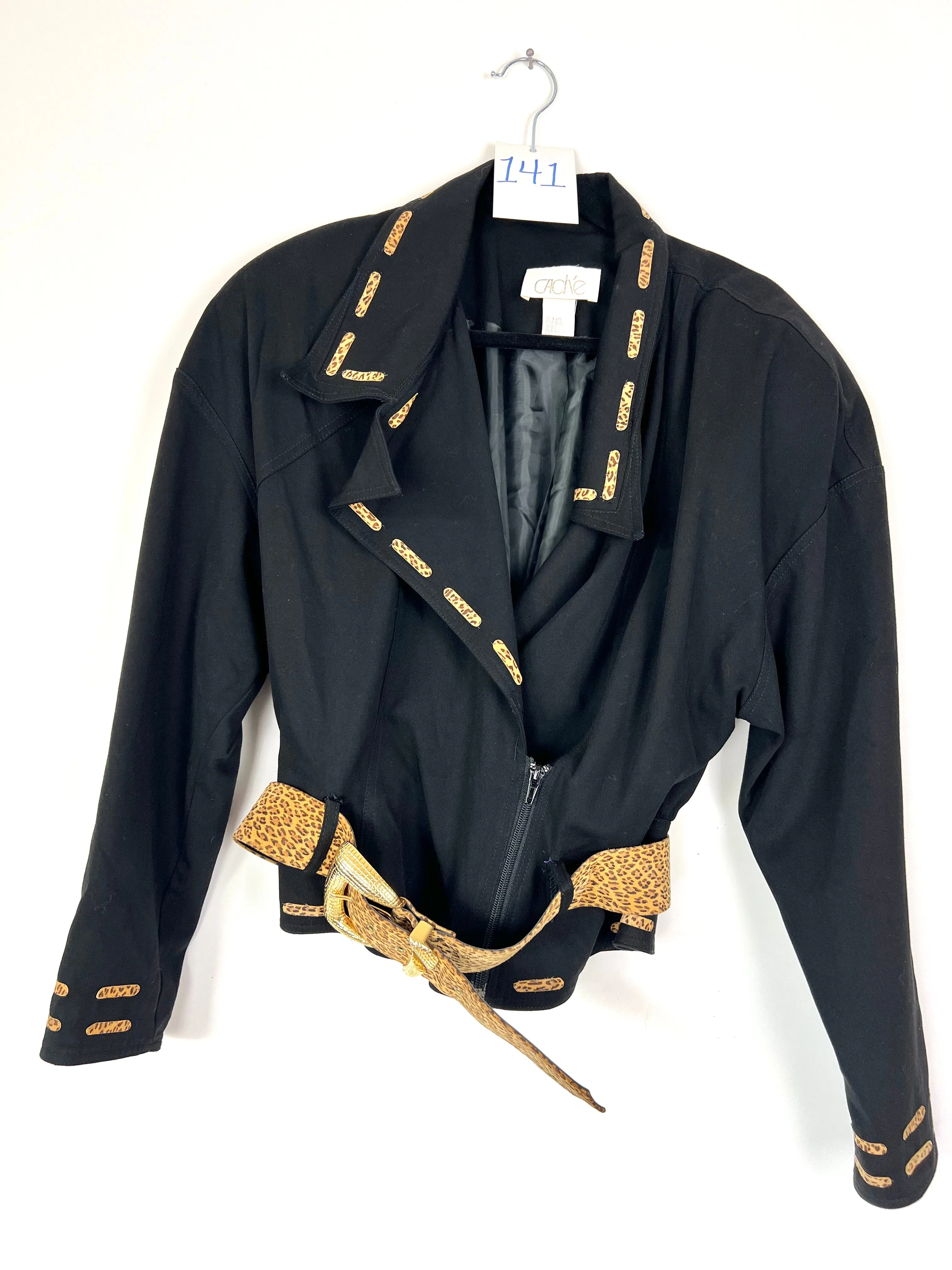 Live: 141 Vintage Cache' Belted Jacket