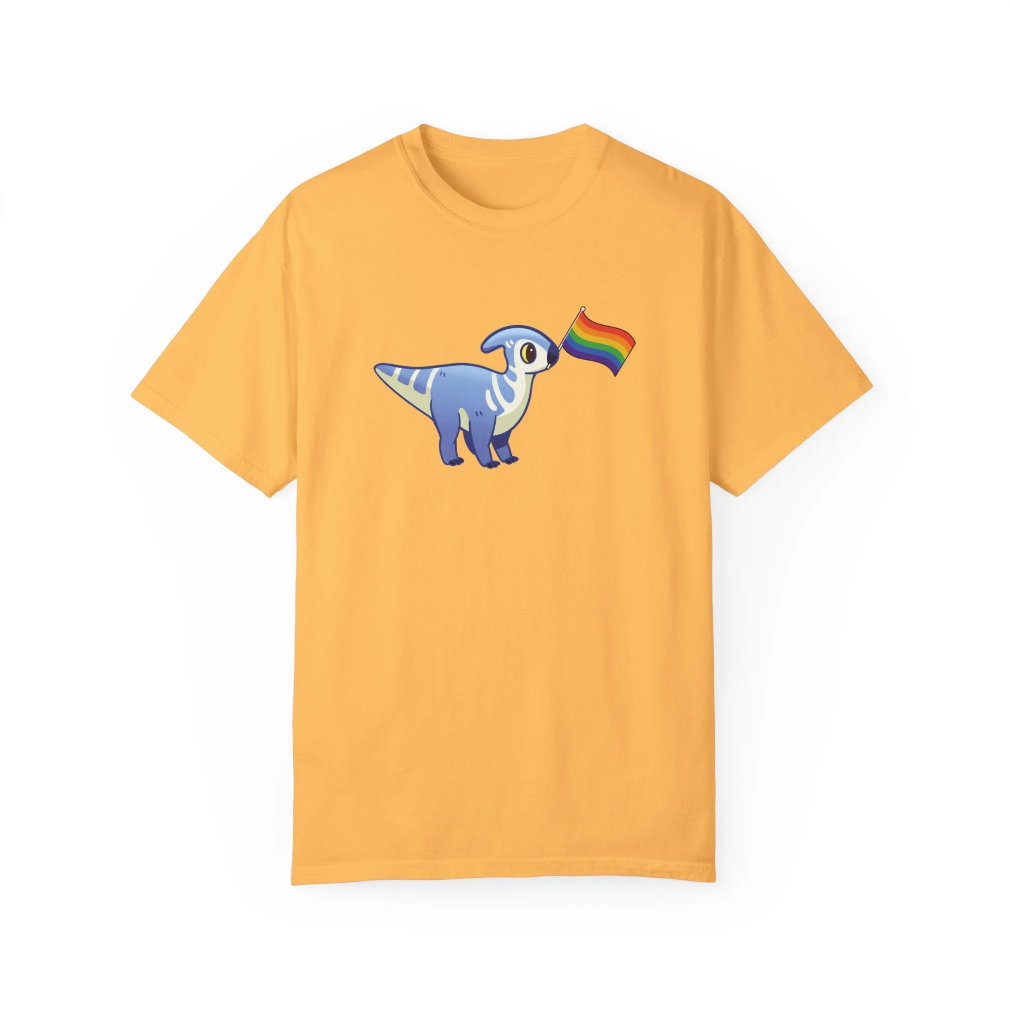 Lucky with a Pride Flag - T-Shirt