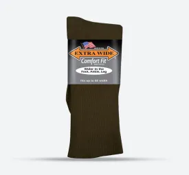 Mens Extra Wide 2700 Comfort Fit Dress Socks