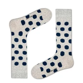 Men's Polka Dot Dress Socks - Big Polka (M)