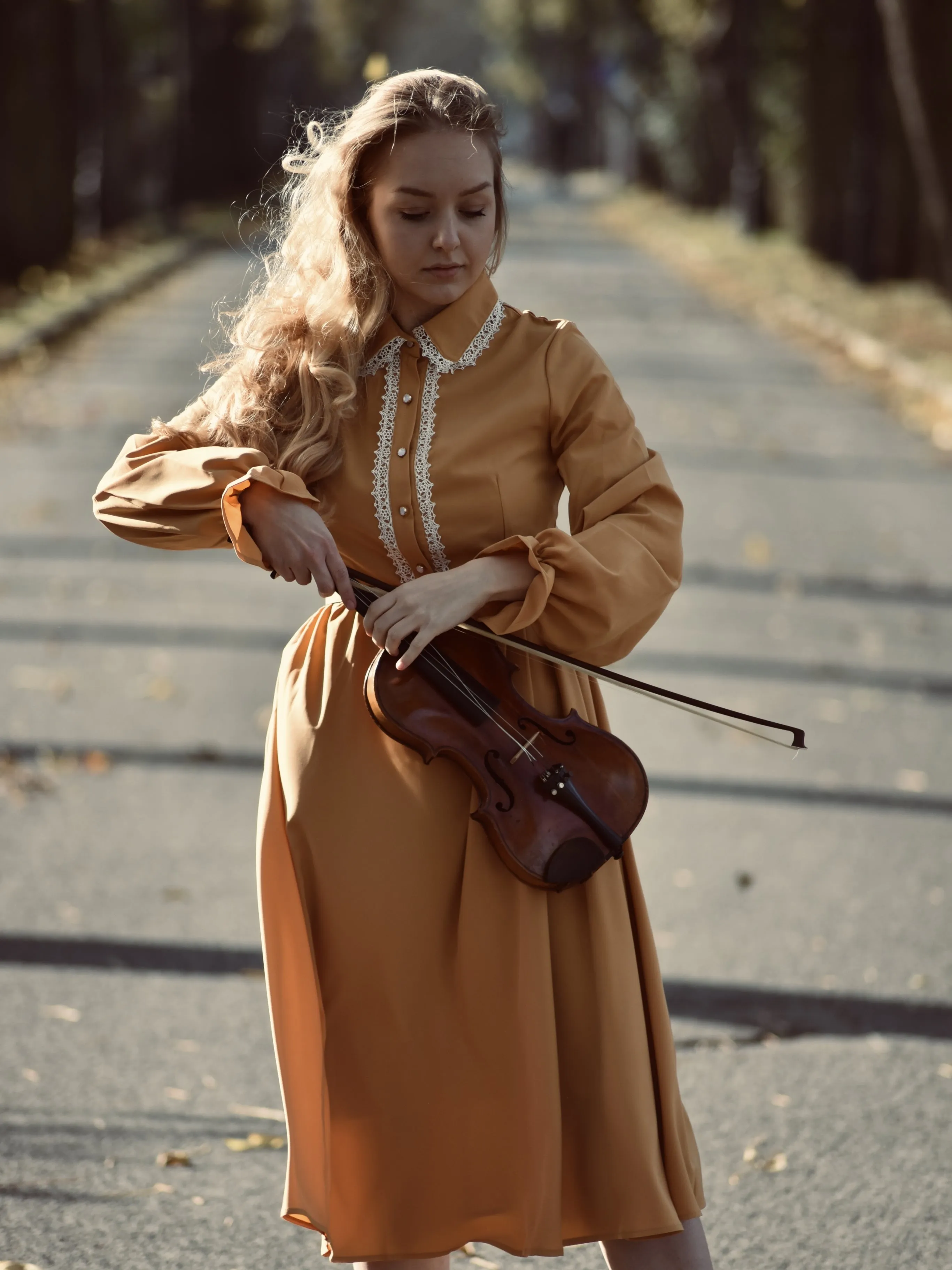 Miss Pumpkin Dress Waistcoat Set