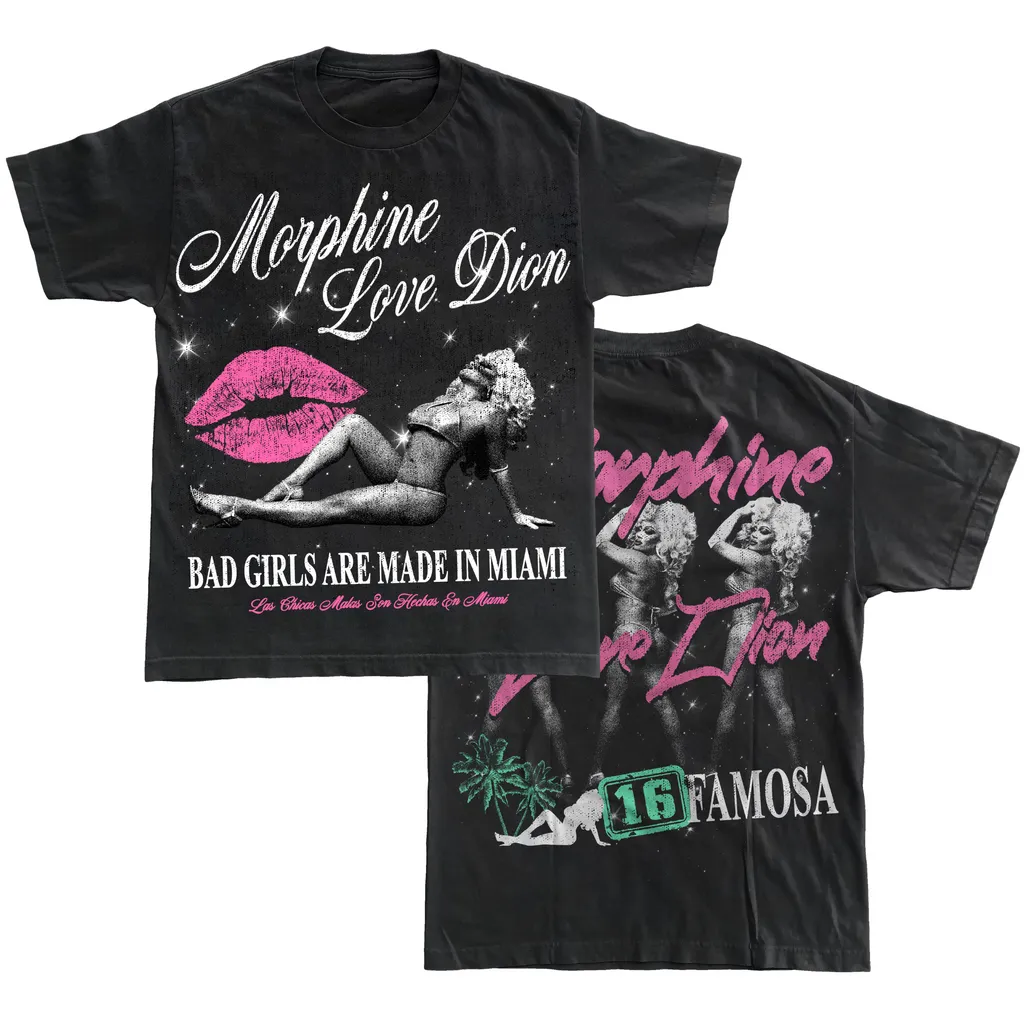 Morphine Love Dion: Debut Charcoal Premium Tee