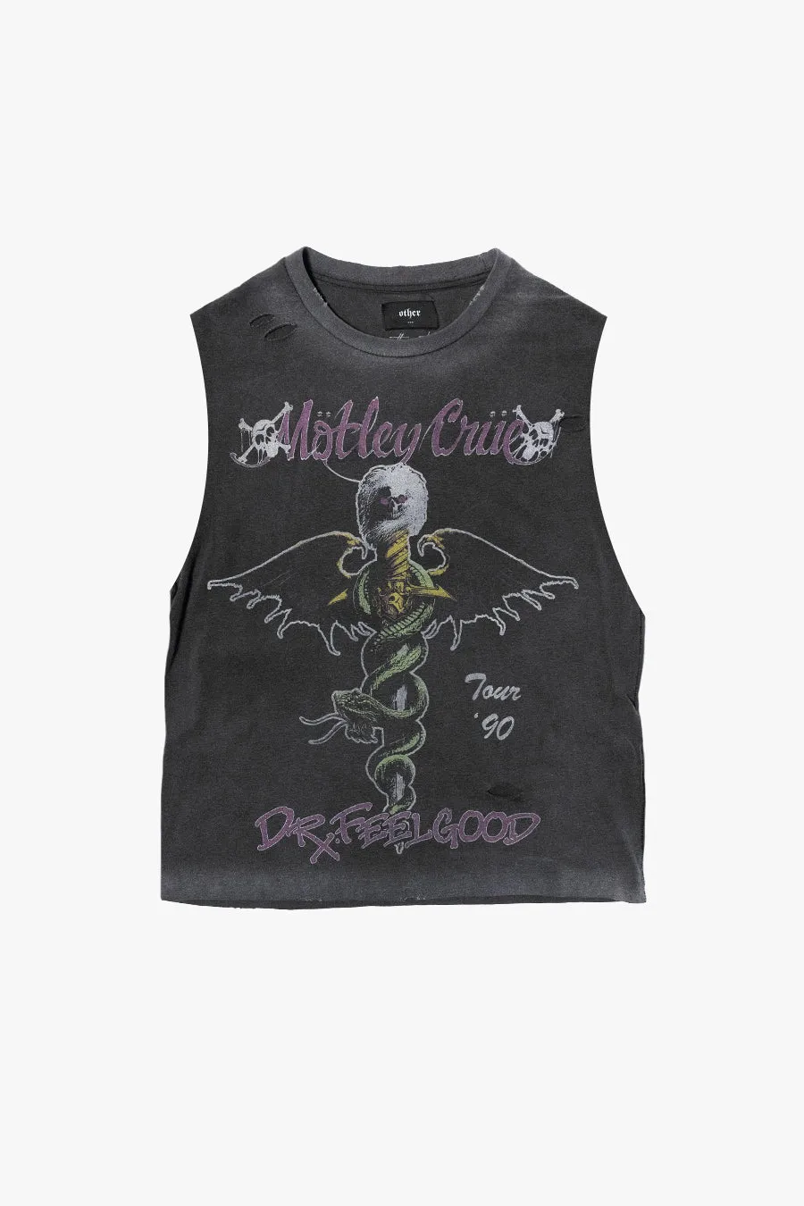 MOTLEY CRUE DR FEELGOOD 90 TOUR VINTAGE TANK