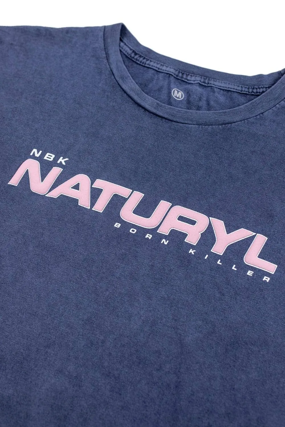 Naturyl Vintage Denim Crop Tee by Niykee Heaton