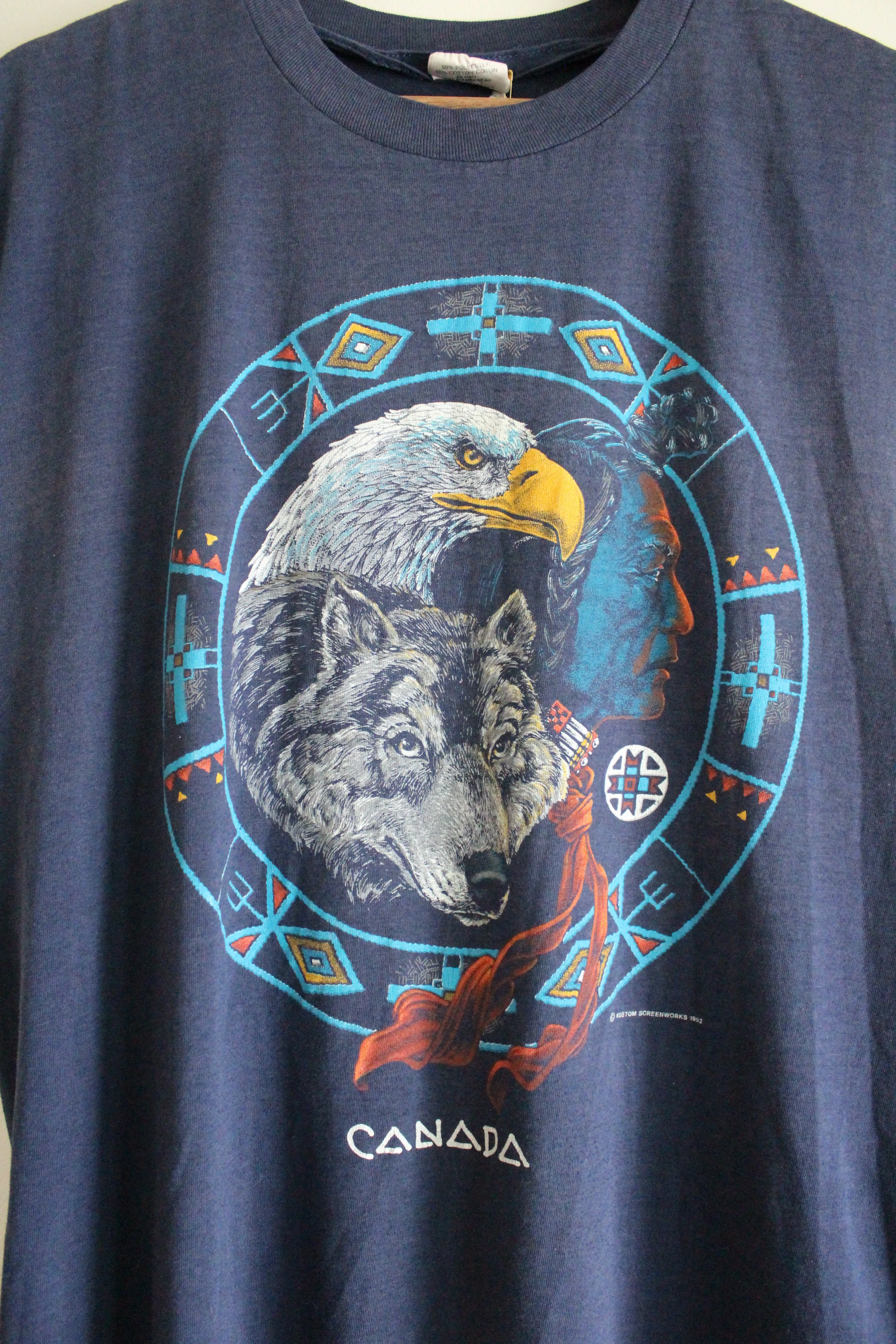 Navy Eagle Vintage Tee