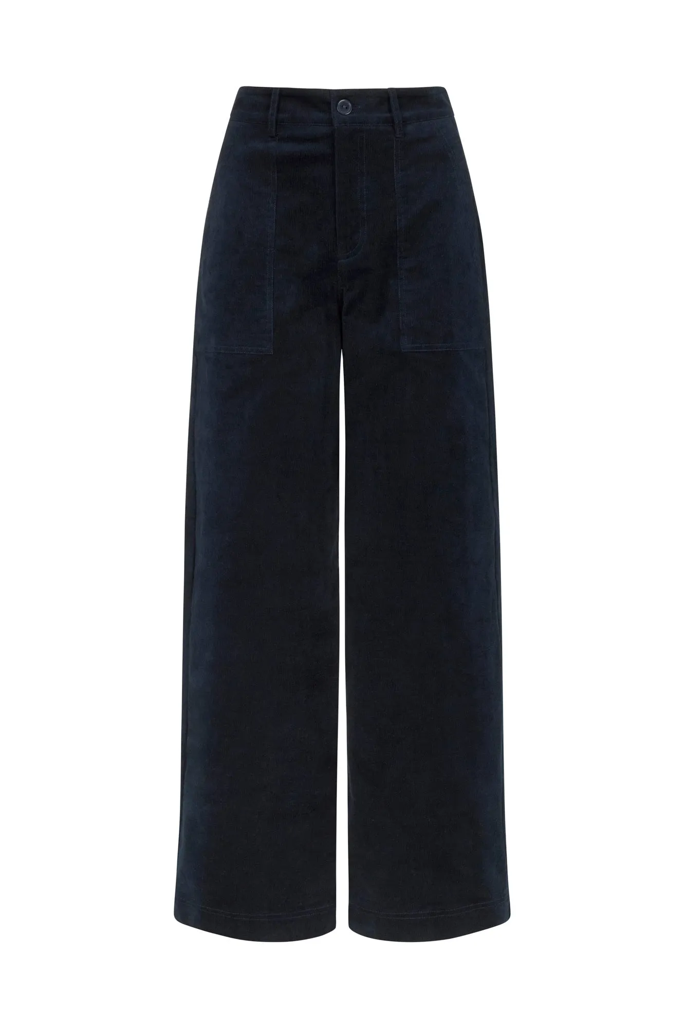 Nora Needlecord Midnight Trouser