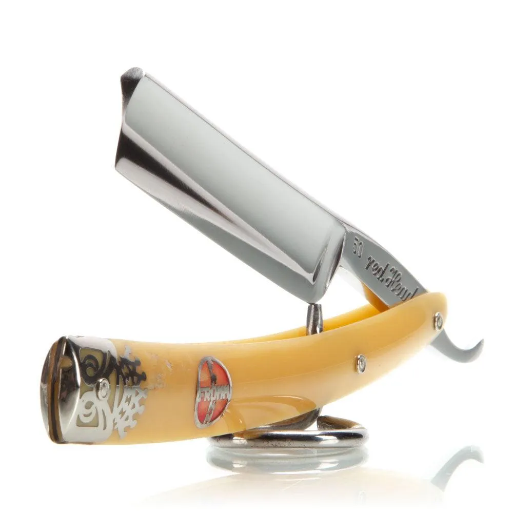 NOS Otto FROMM Straight Razor - # 50 Red Head