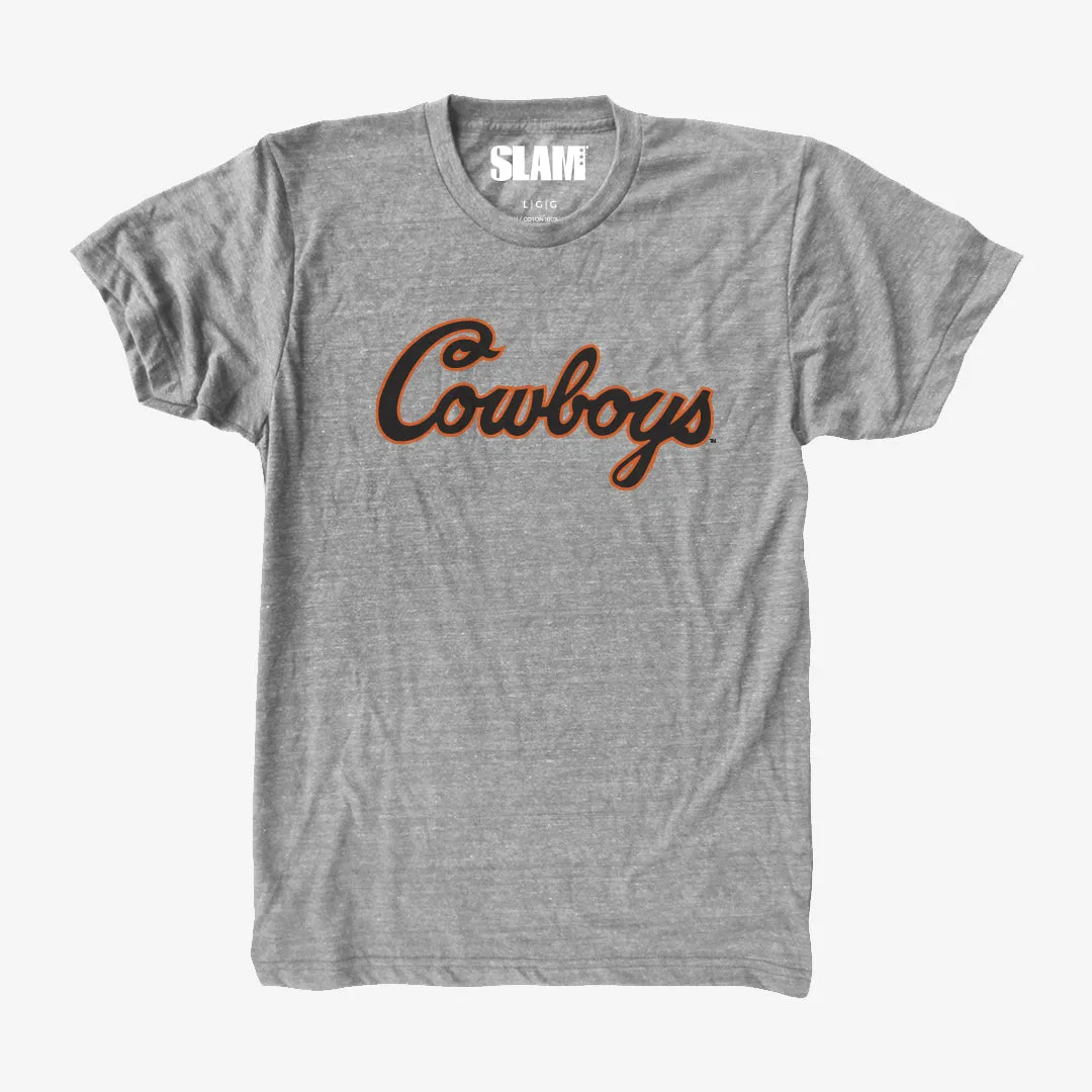 Oklahoma State Cowboys Vintage Script Tee