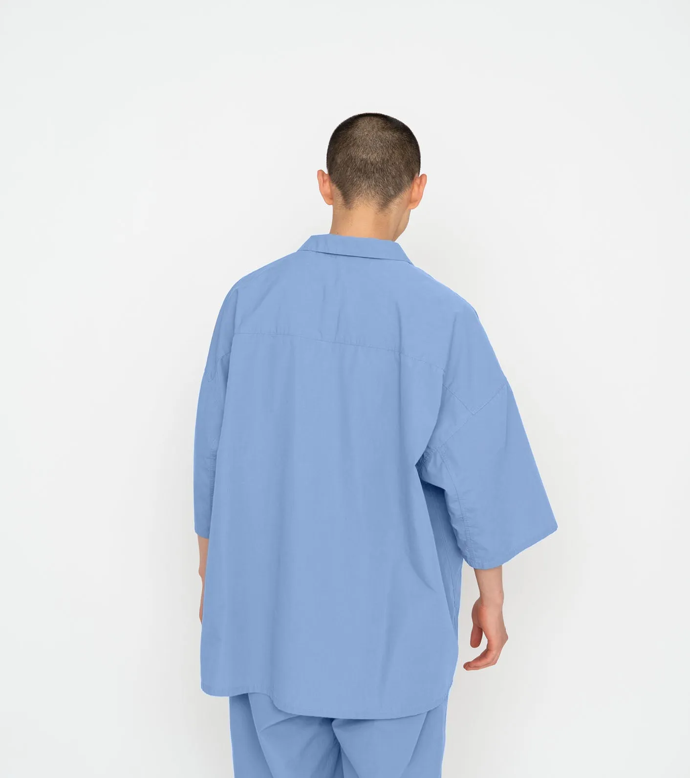 Open Collar S/S Shirt