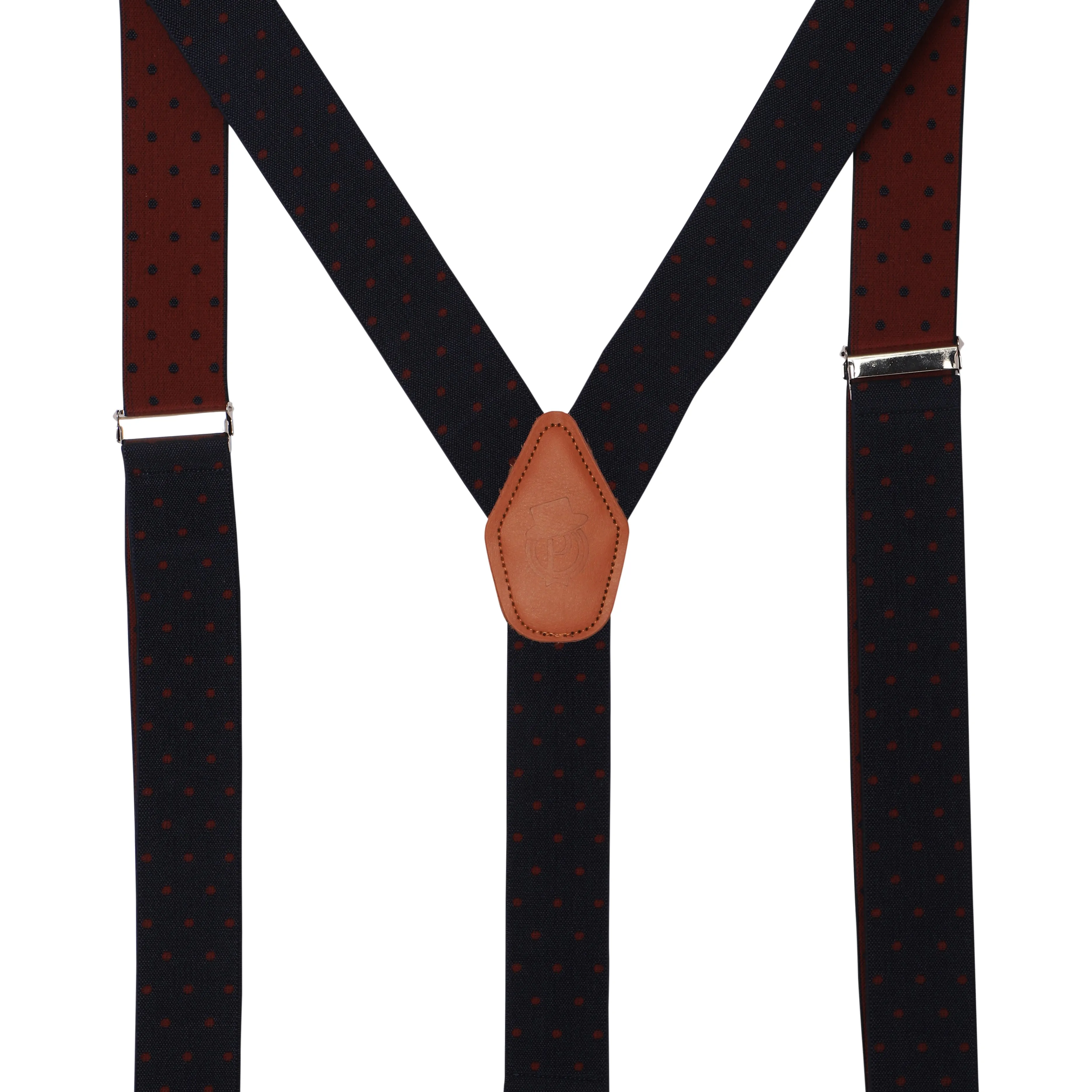 Peluche Polka Dots Suspender For Men