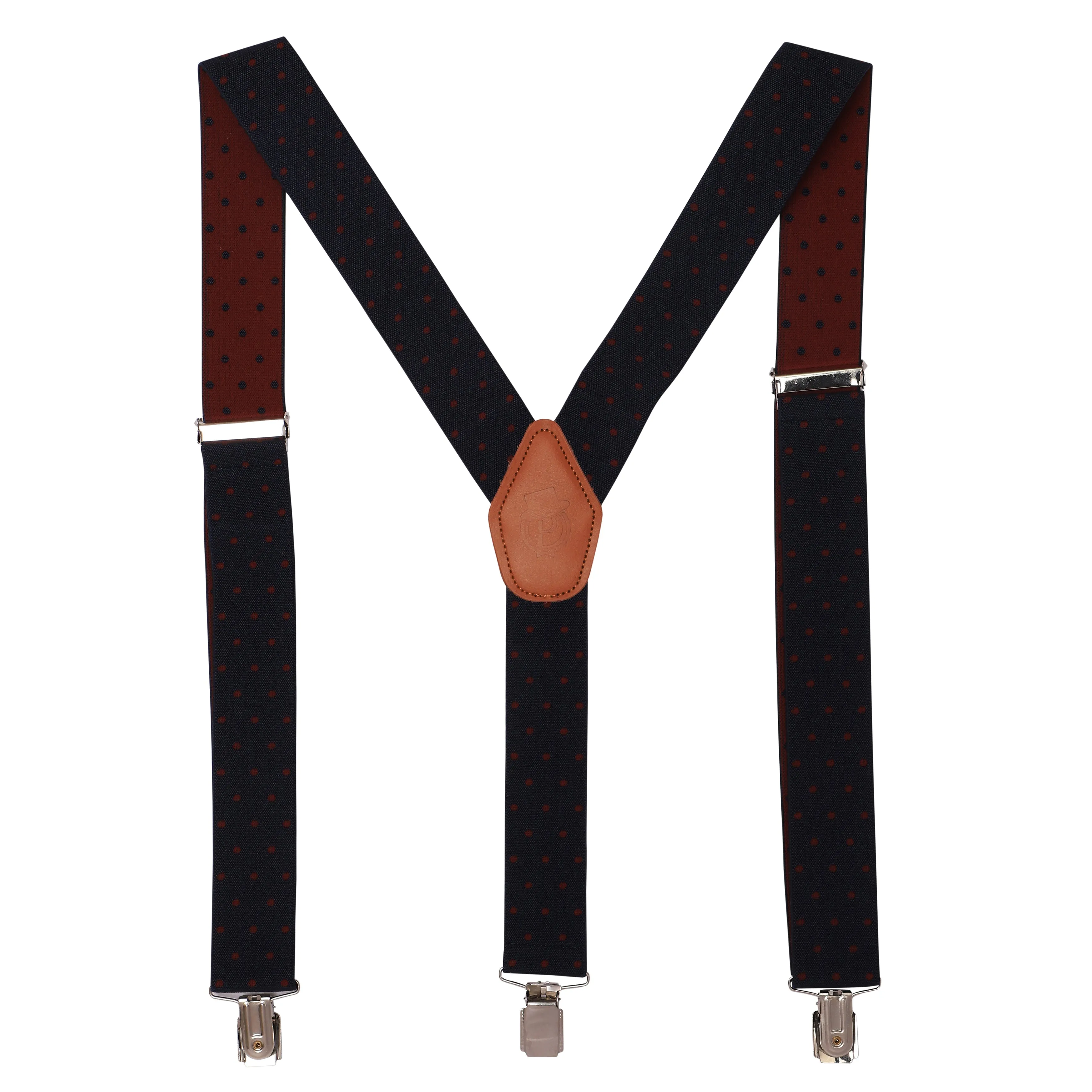 Peluche Polka Dots Suspender For Men