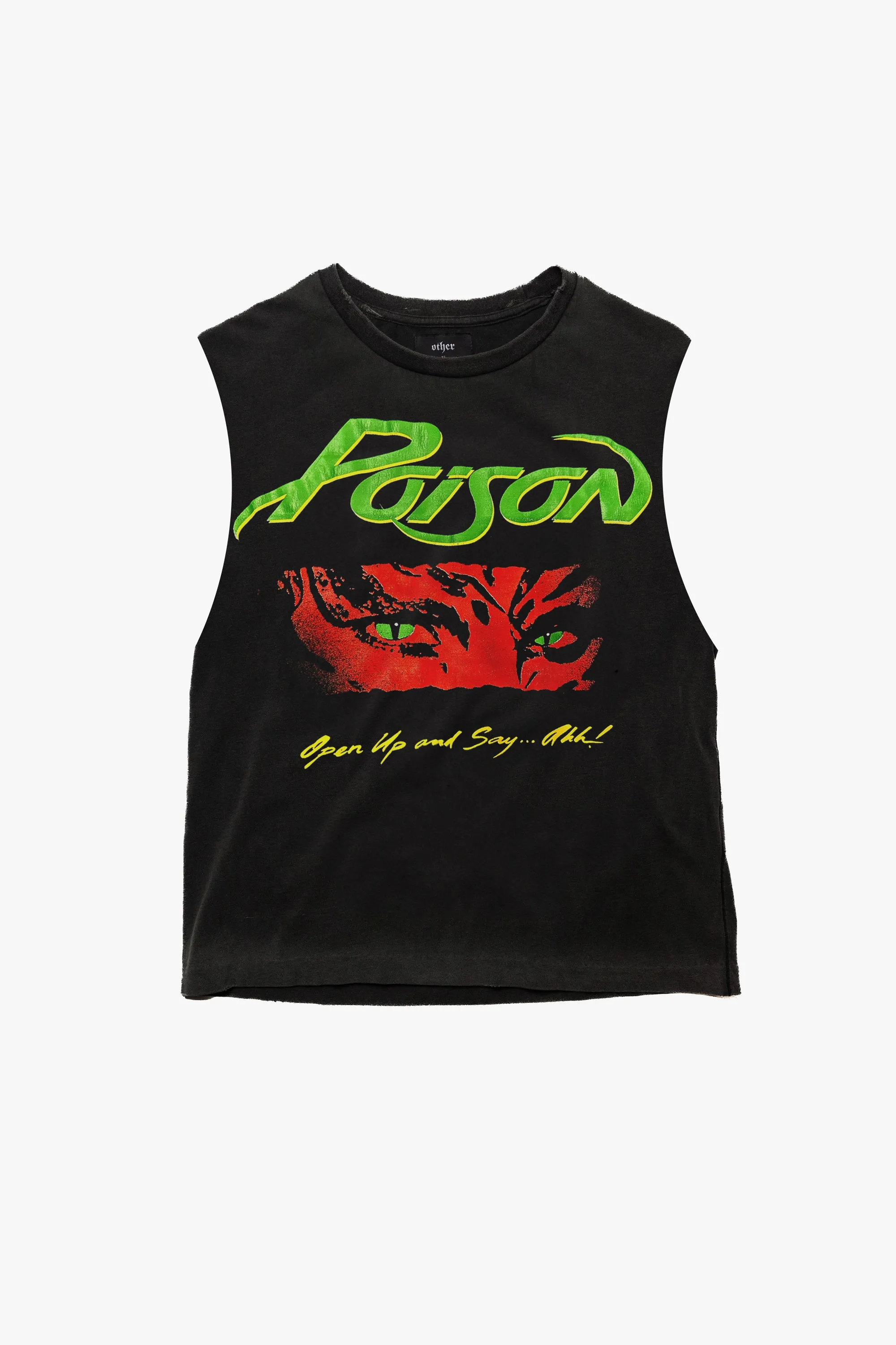 POISON OPEN UP & SAY AHH VINTAGE TANK