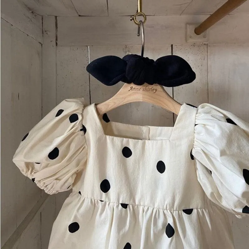 Polka Dot Bubble Romper