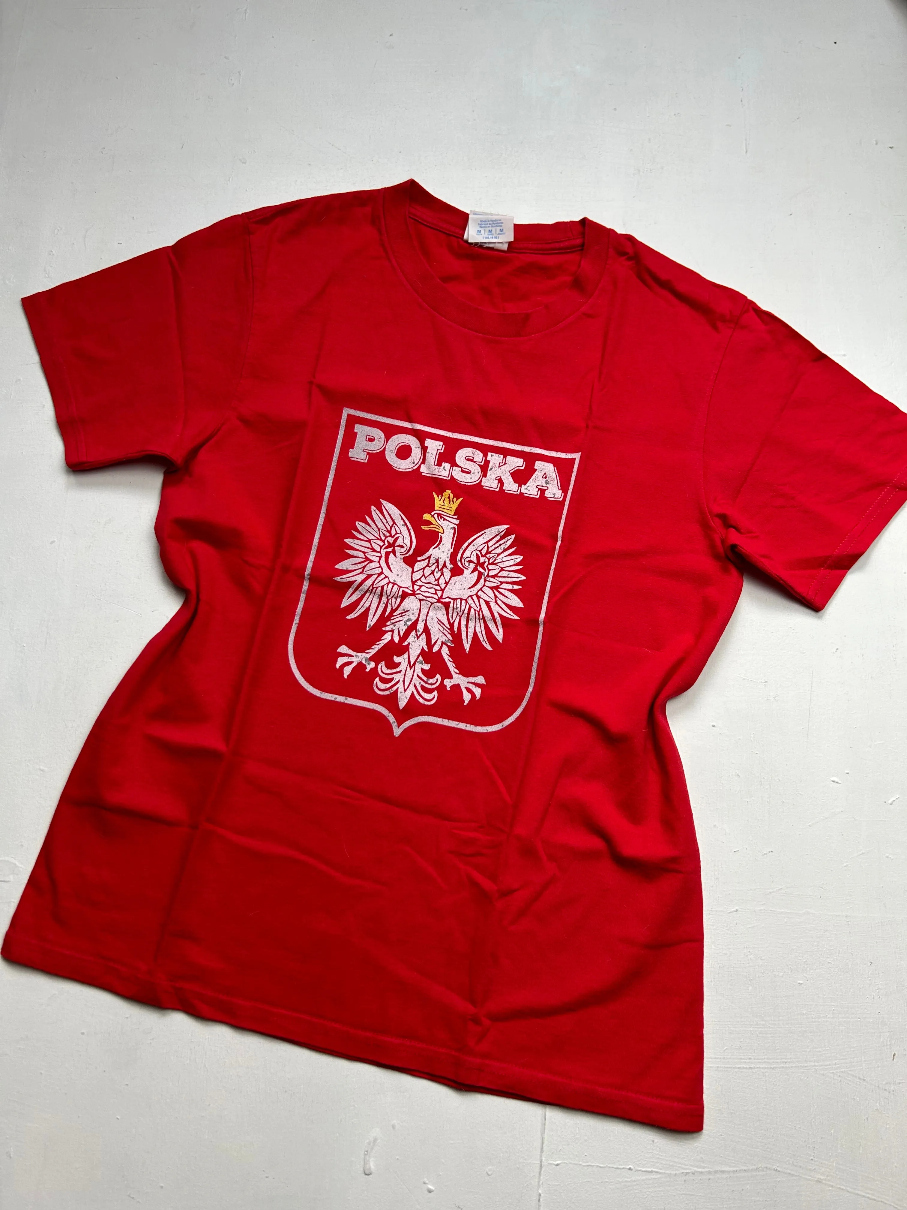 Polska red tee (S)