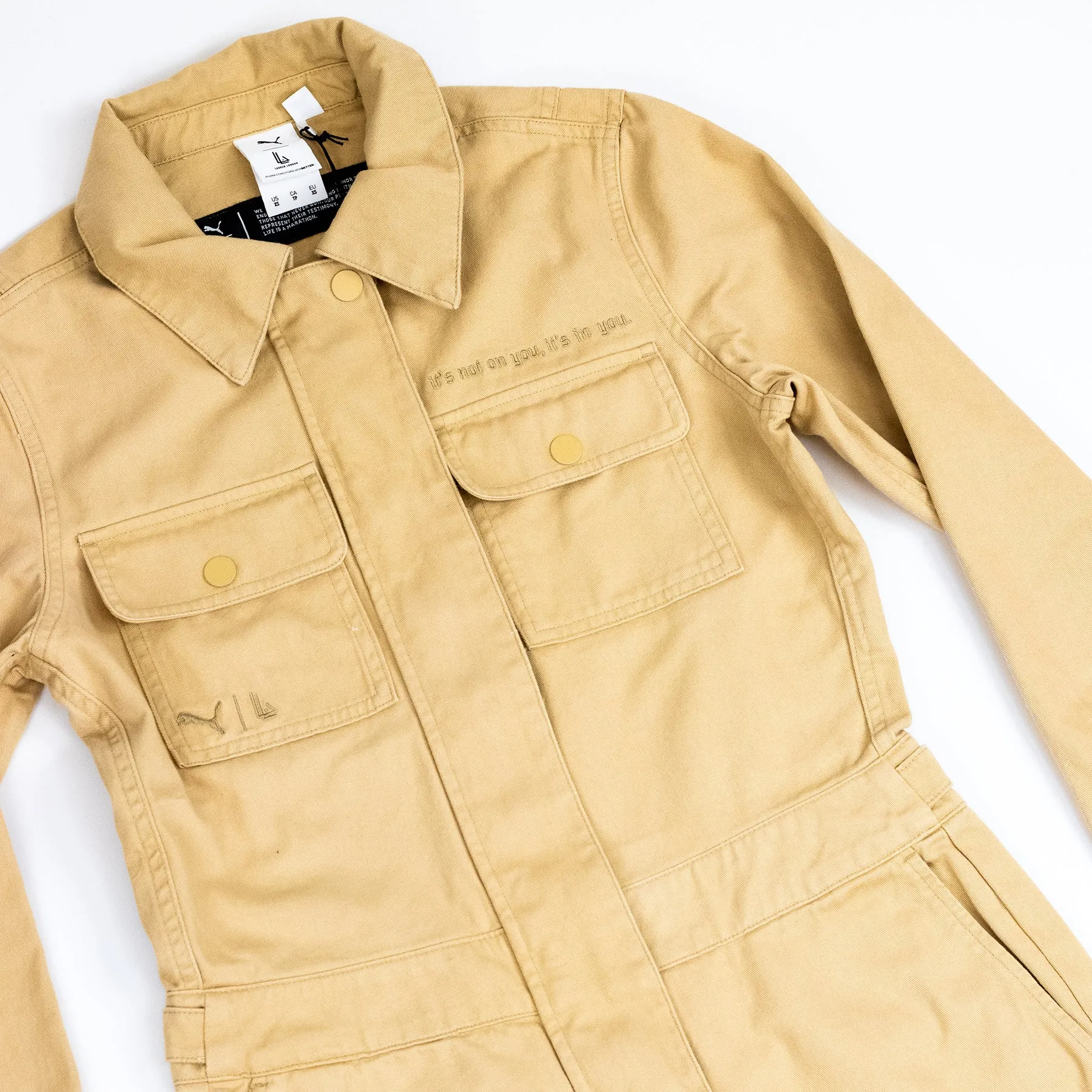 PUMA x Lauren London Mens' Boilersuit - Khaki