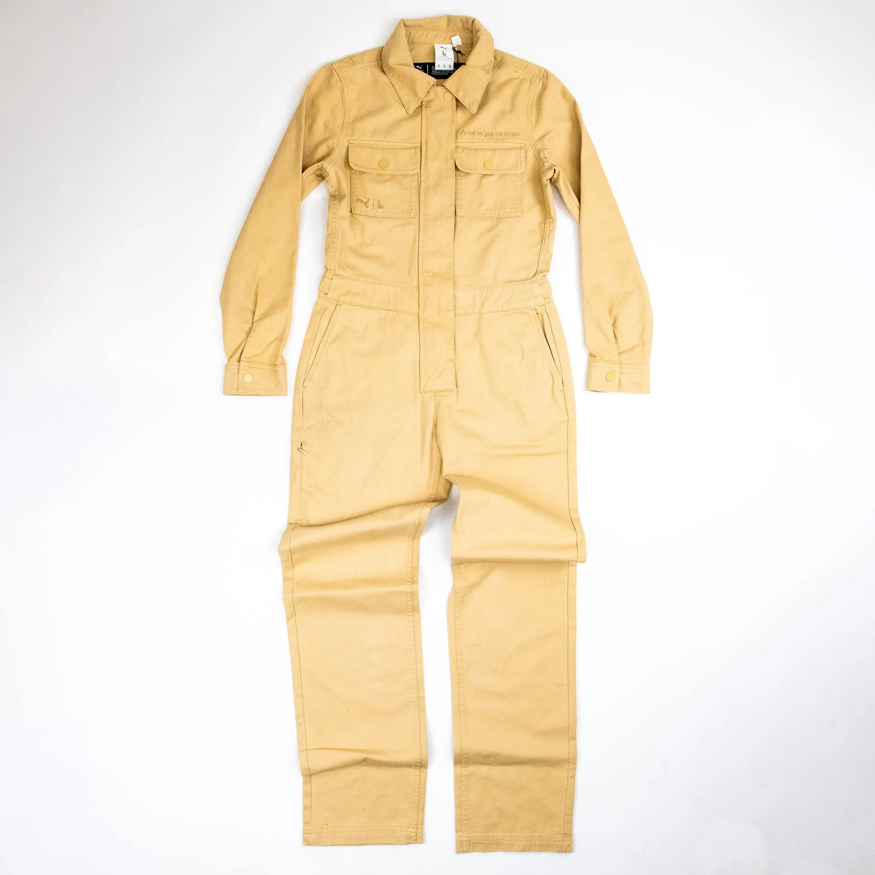 PUMA x Lauren London Mens' Boilersuit - Khaki