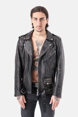 "AGED EFFECT" Motorcycle Jacket