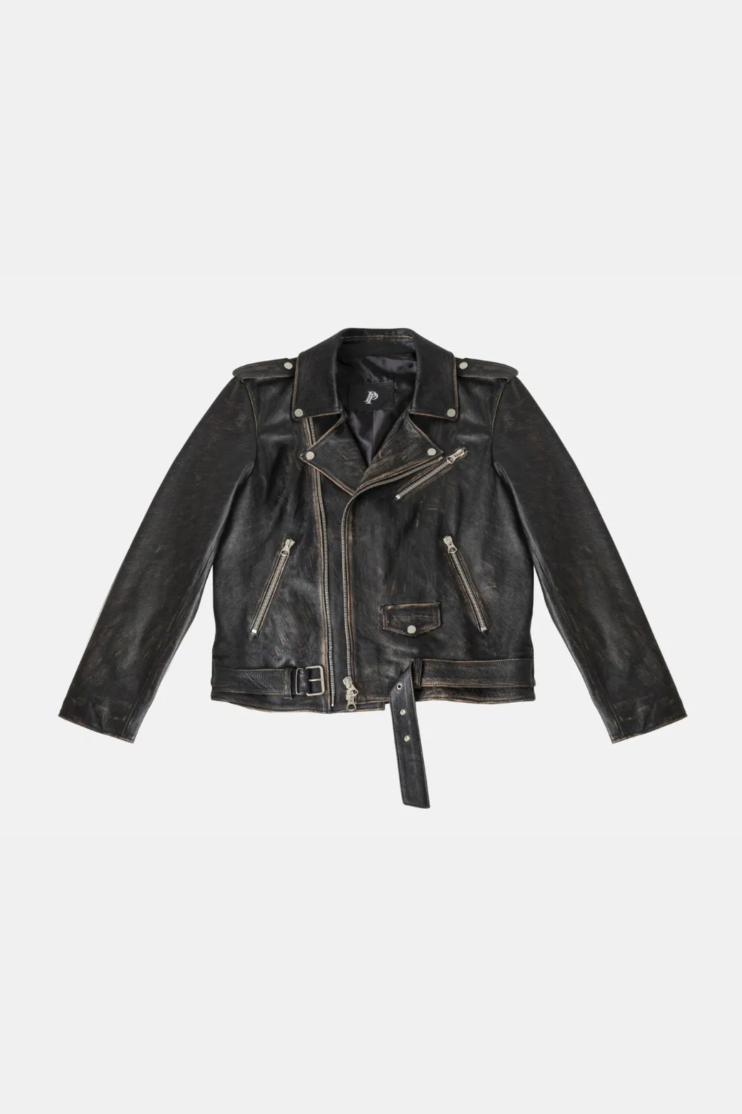 "AGED EFFECT" Motorcycle Jacket